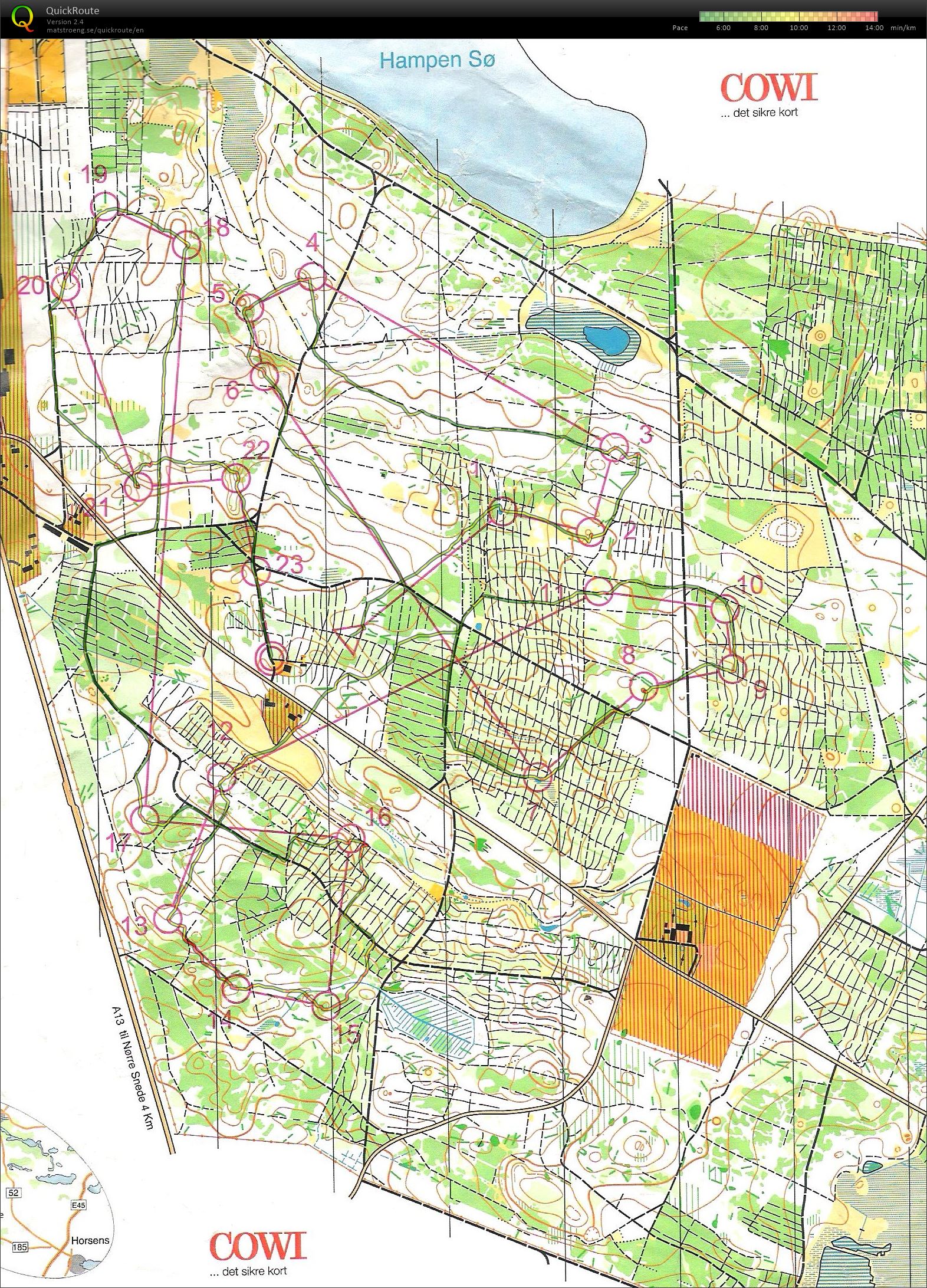 Palsgård - Bane 1 - 9,0 km (2016-11-05)