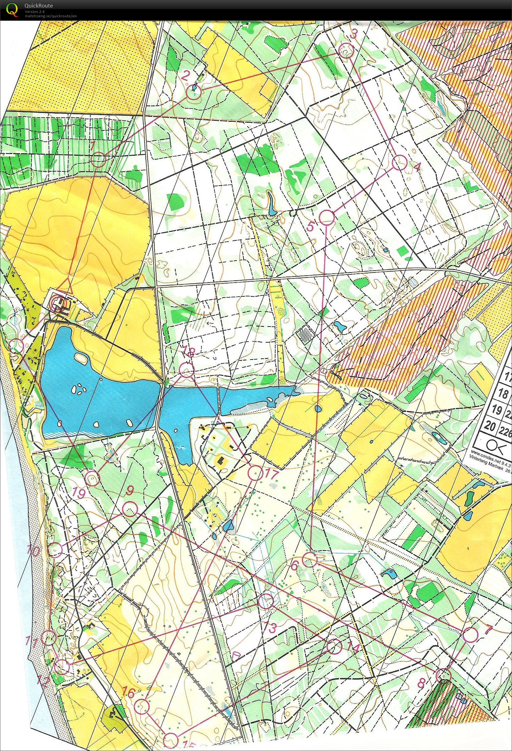 Vinterlangdistance Marbæk Plantage 12.3 km (26.02.2017)