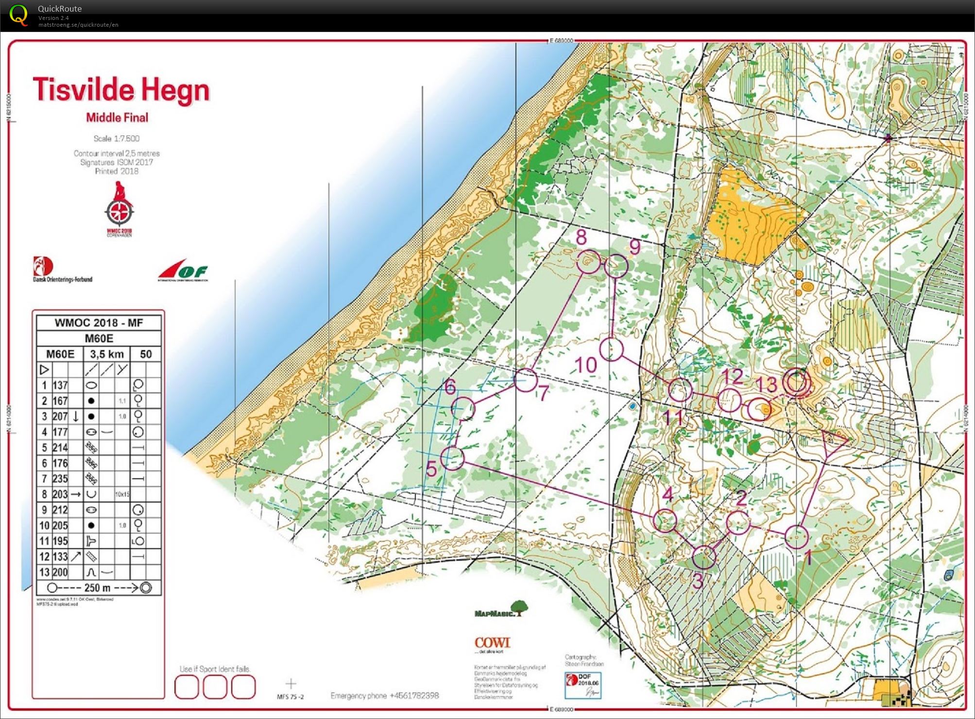 WMOC Tisvilde Hegn M60E (11-07-2018)