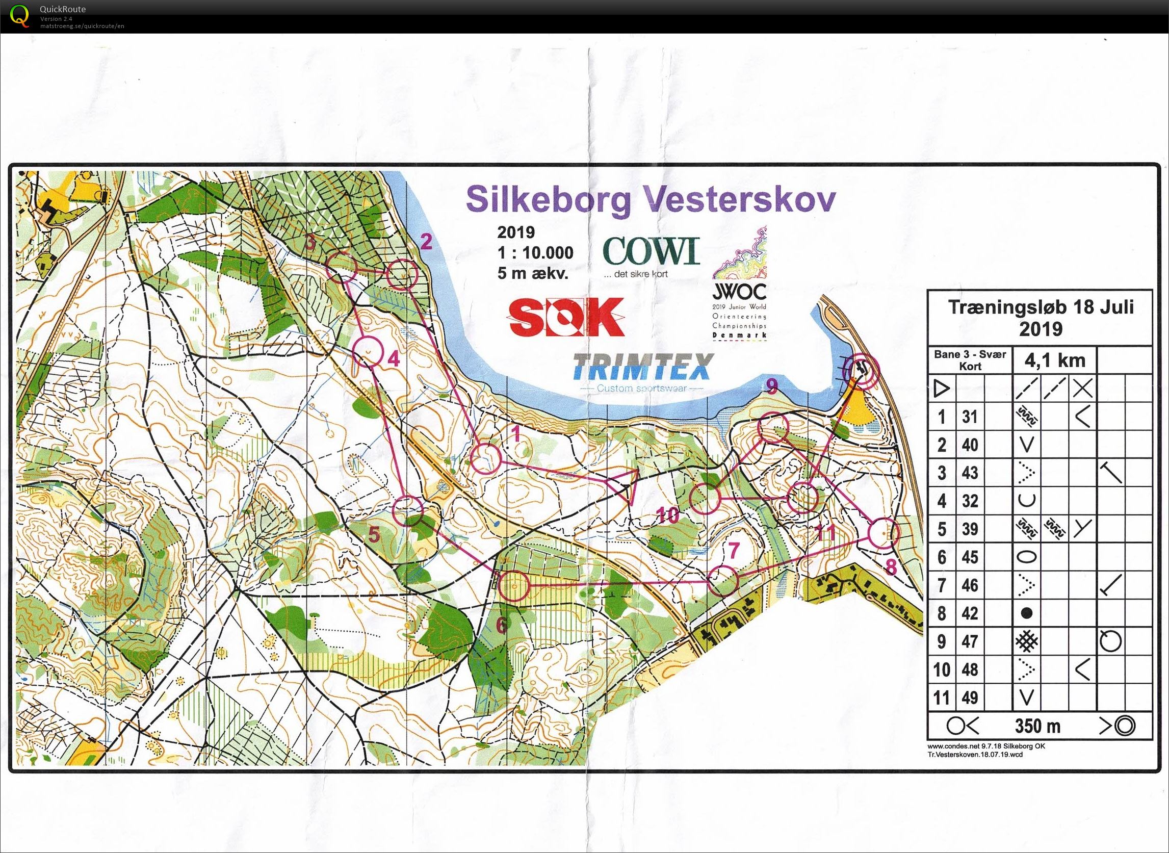 Silkeborg Vesterskov, Bane 3, Pia Gade, 180719 (2019-07-18)
