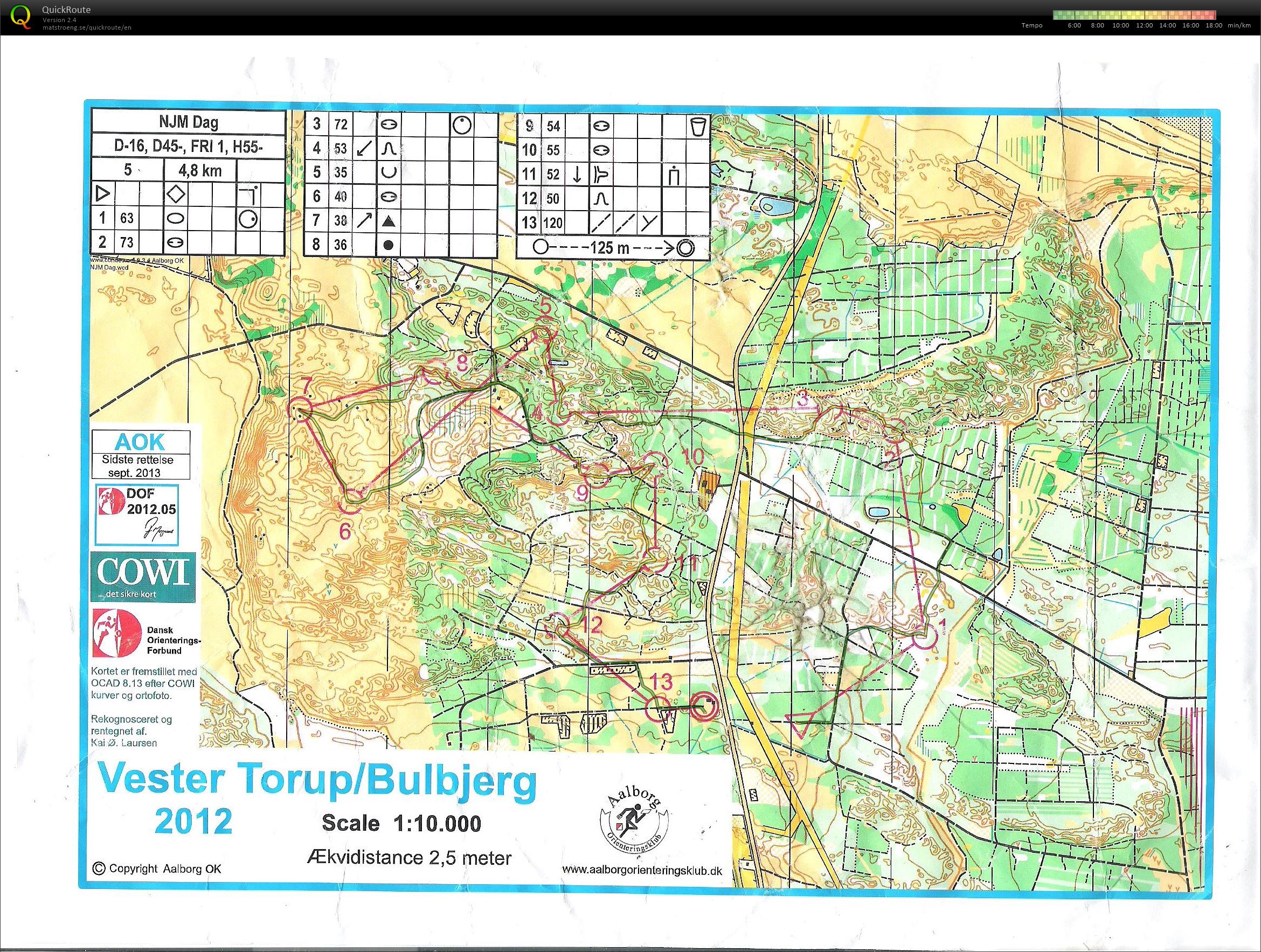 Bulbjerg og Vester Thorup Plantage - H55 (2013-10-27)