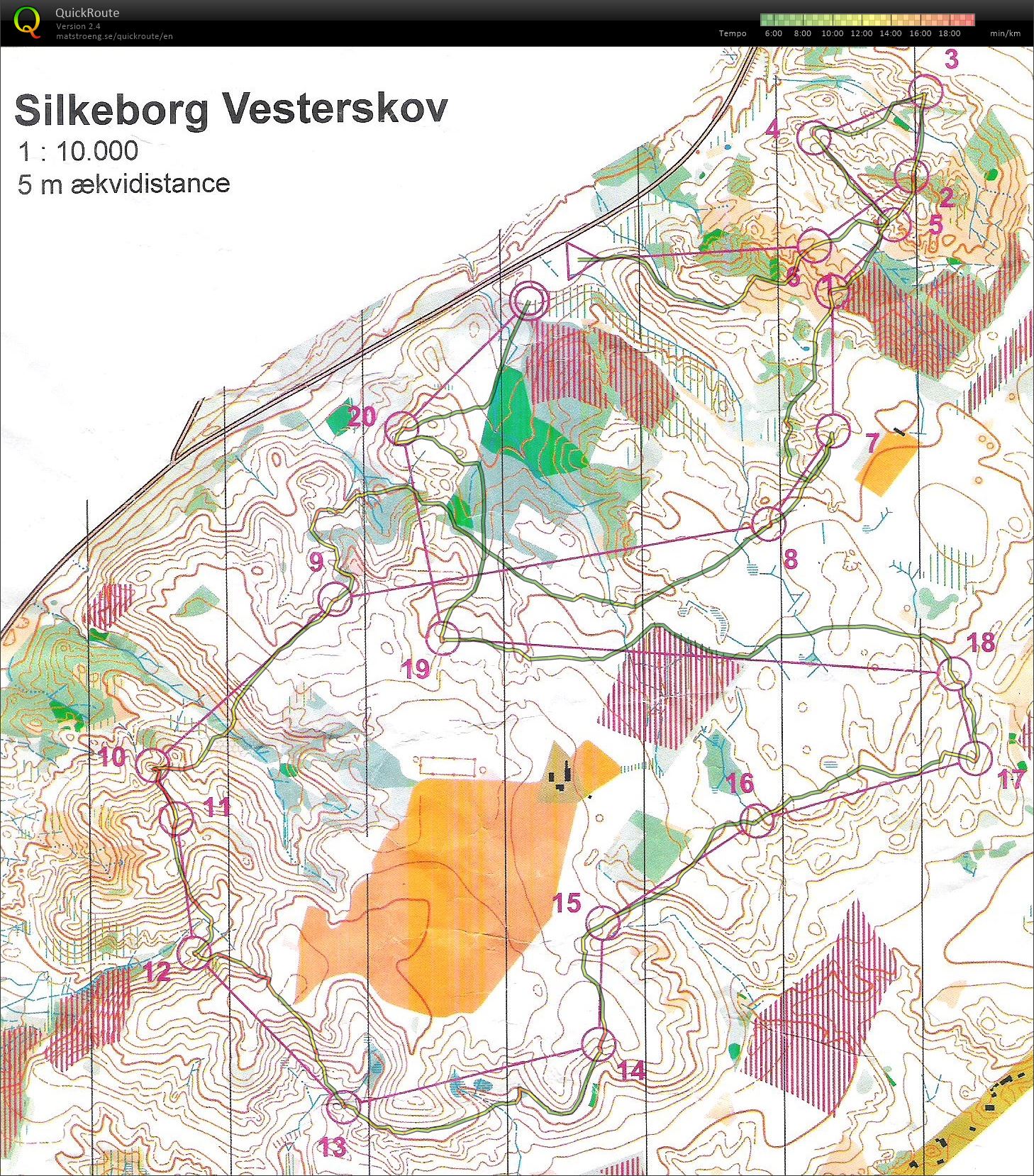 Silkeborg Vesterskov kurvetræning Bane 1 (22.11.2014)