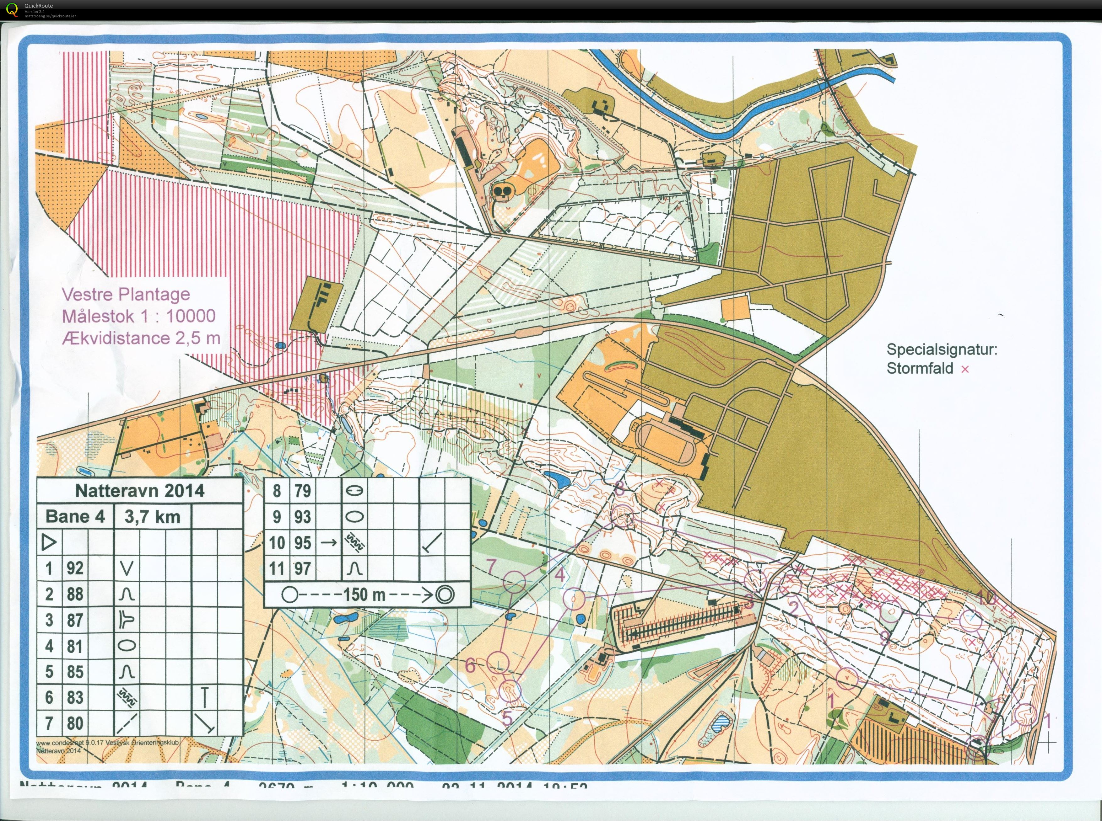 Vestre Plantage, Natteravn 2, Bane 4, Pia Gade, 271114 (2014-11-27)