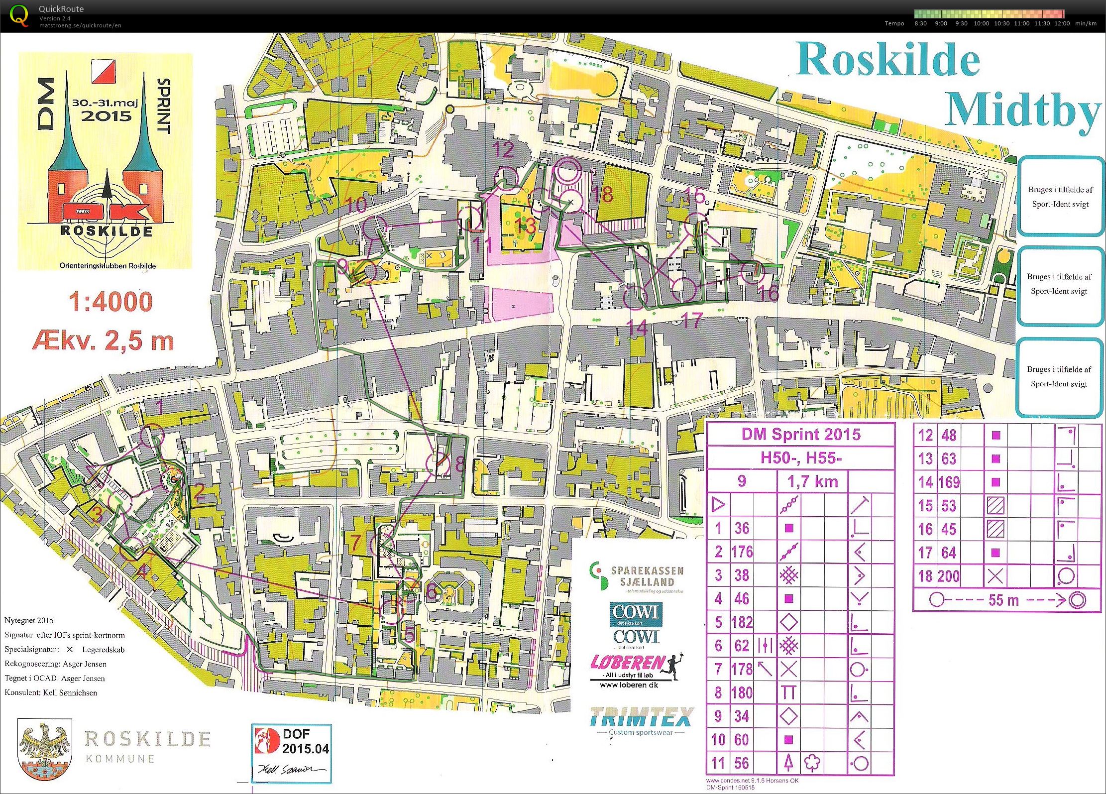 DM Sprint Roskilde Midtby H55 (30-05-2015)