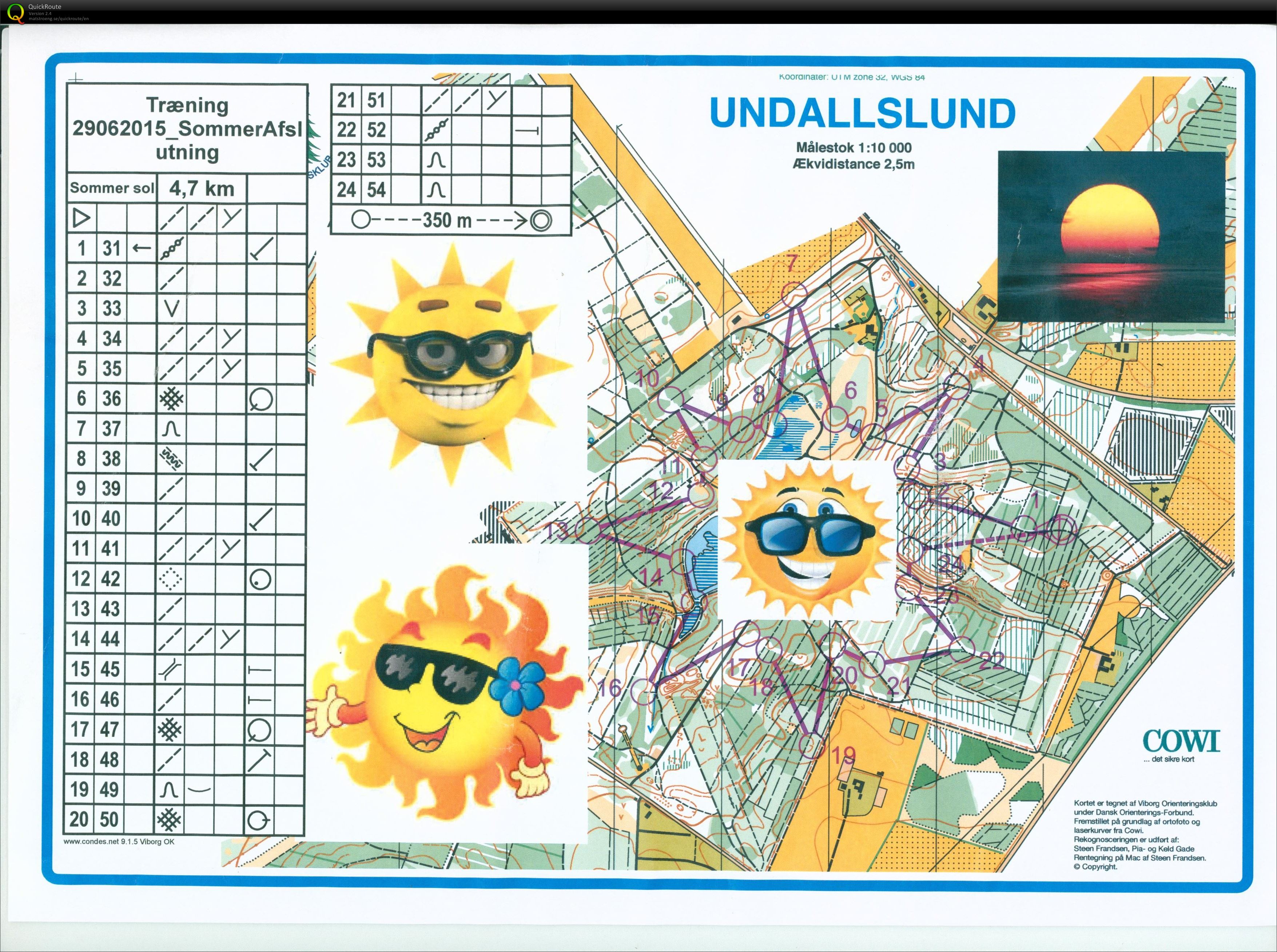 Undallslund, Sol-løb, Pia Gade, 290615 (29-06-2015)