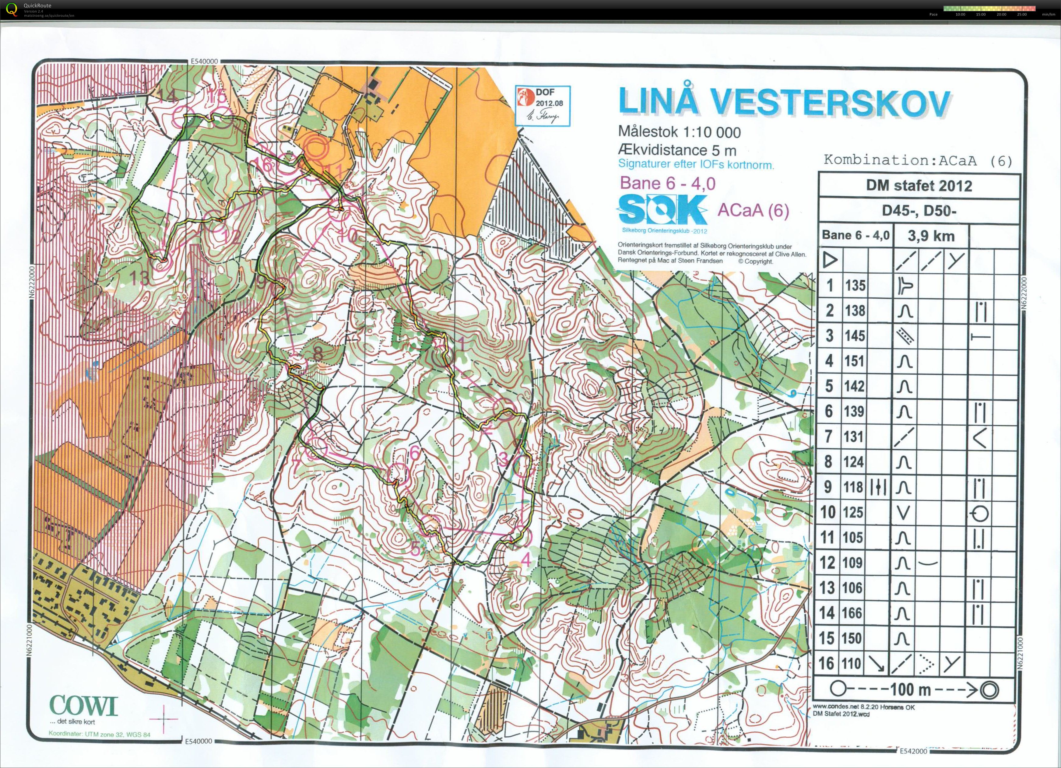 Linå Vesterskov, DM-stafet, Pia Gade, Bane D50-2 (15-09-2012)