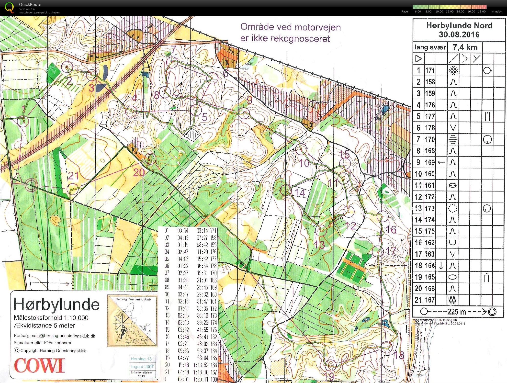 Hørbylunde Nord - Bane 1 (30/08/2016)