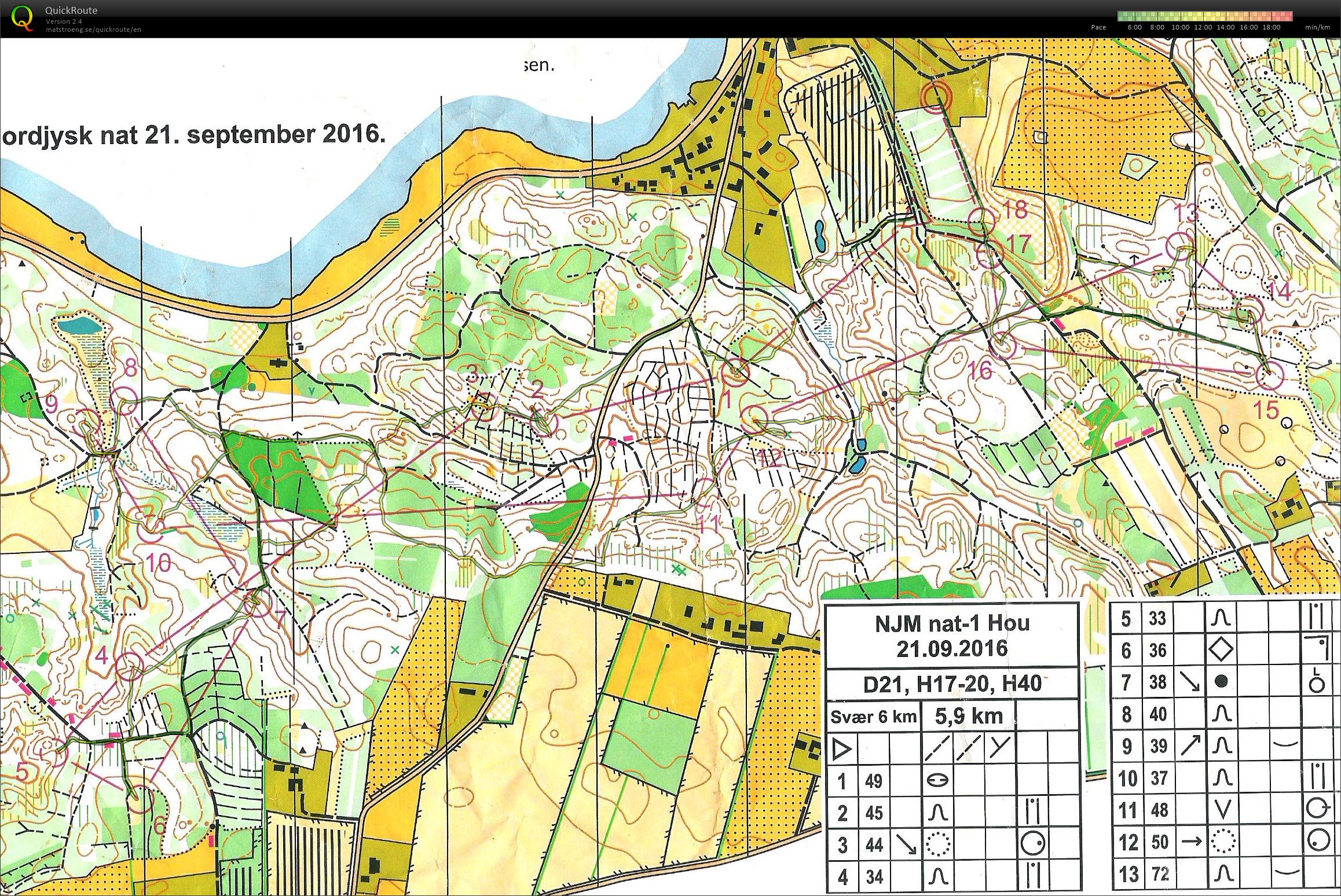 Natløb Hou Skov H40 (21-09-2016)