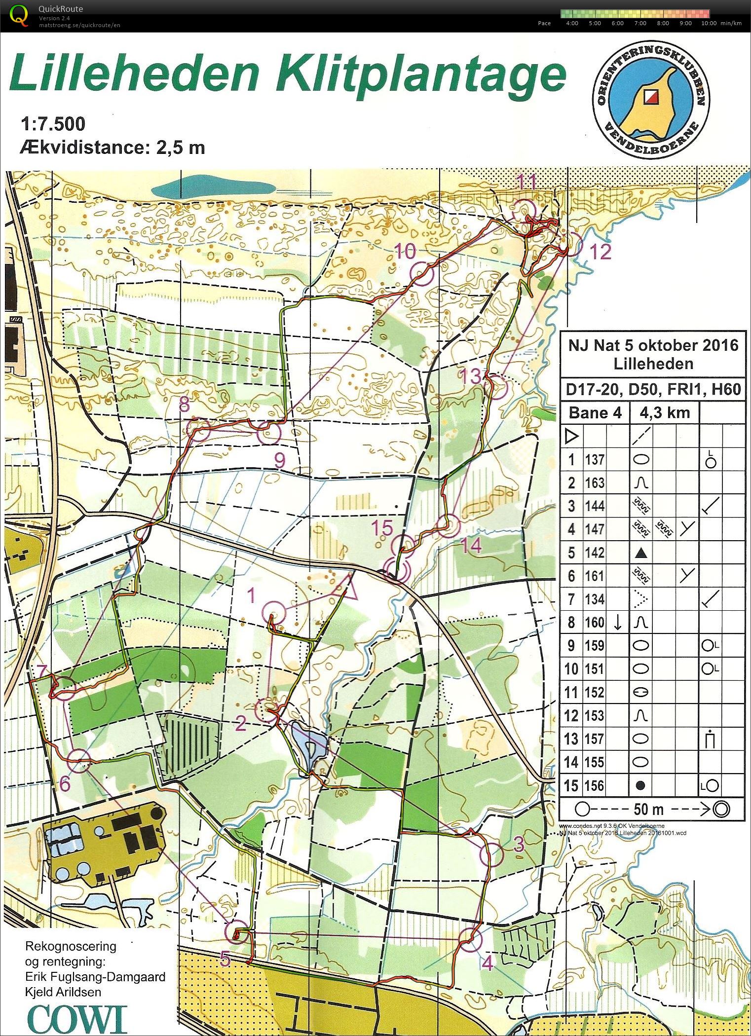 Lilleheden Klitplantage NJ nat, bane 4 (05/10/2016)