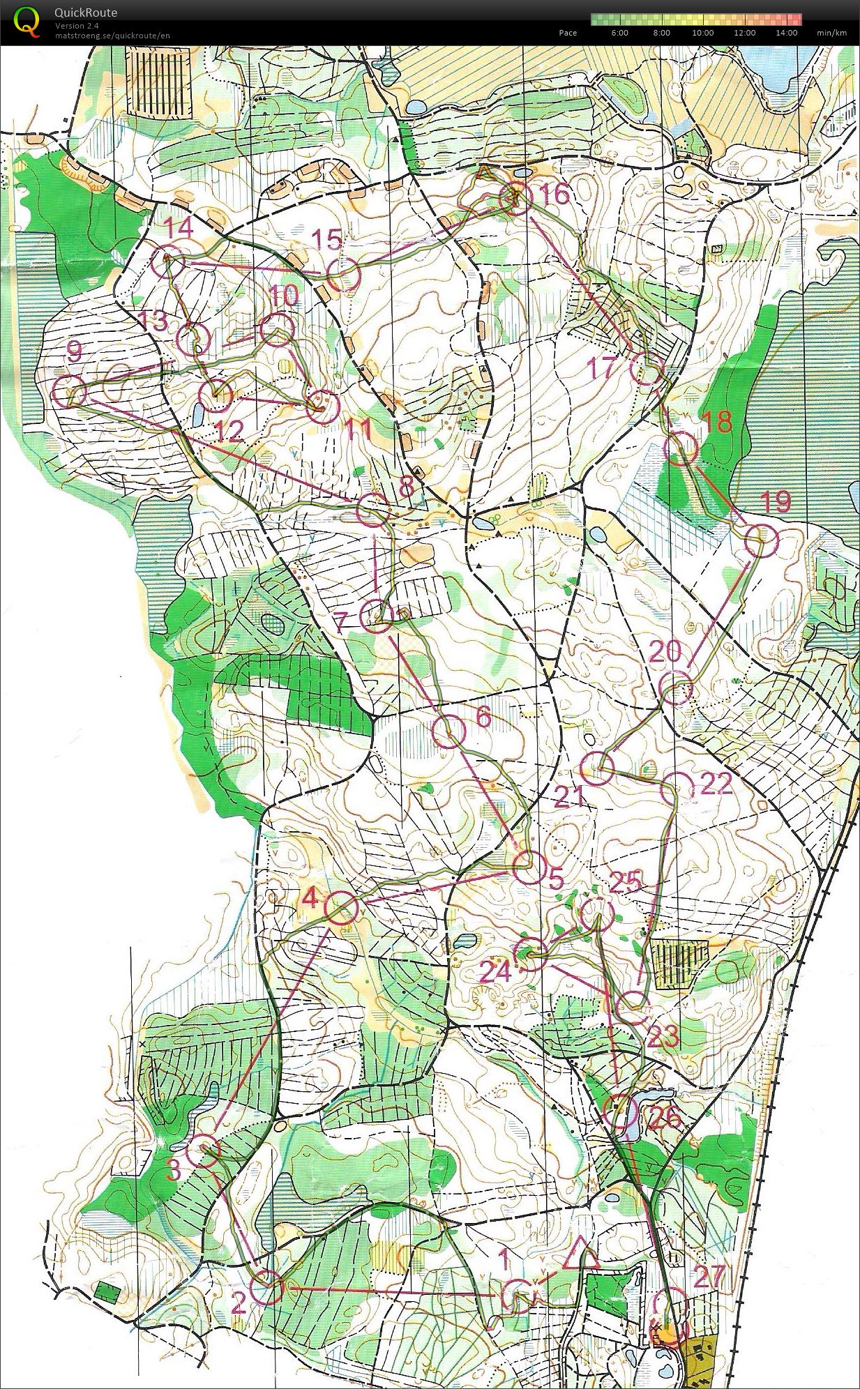 Rold Hesselholt - Bane 2  - 7,7 km (06-11-2016)