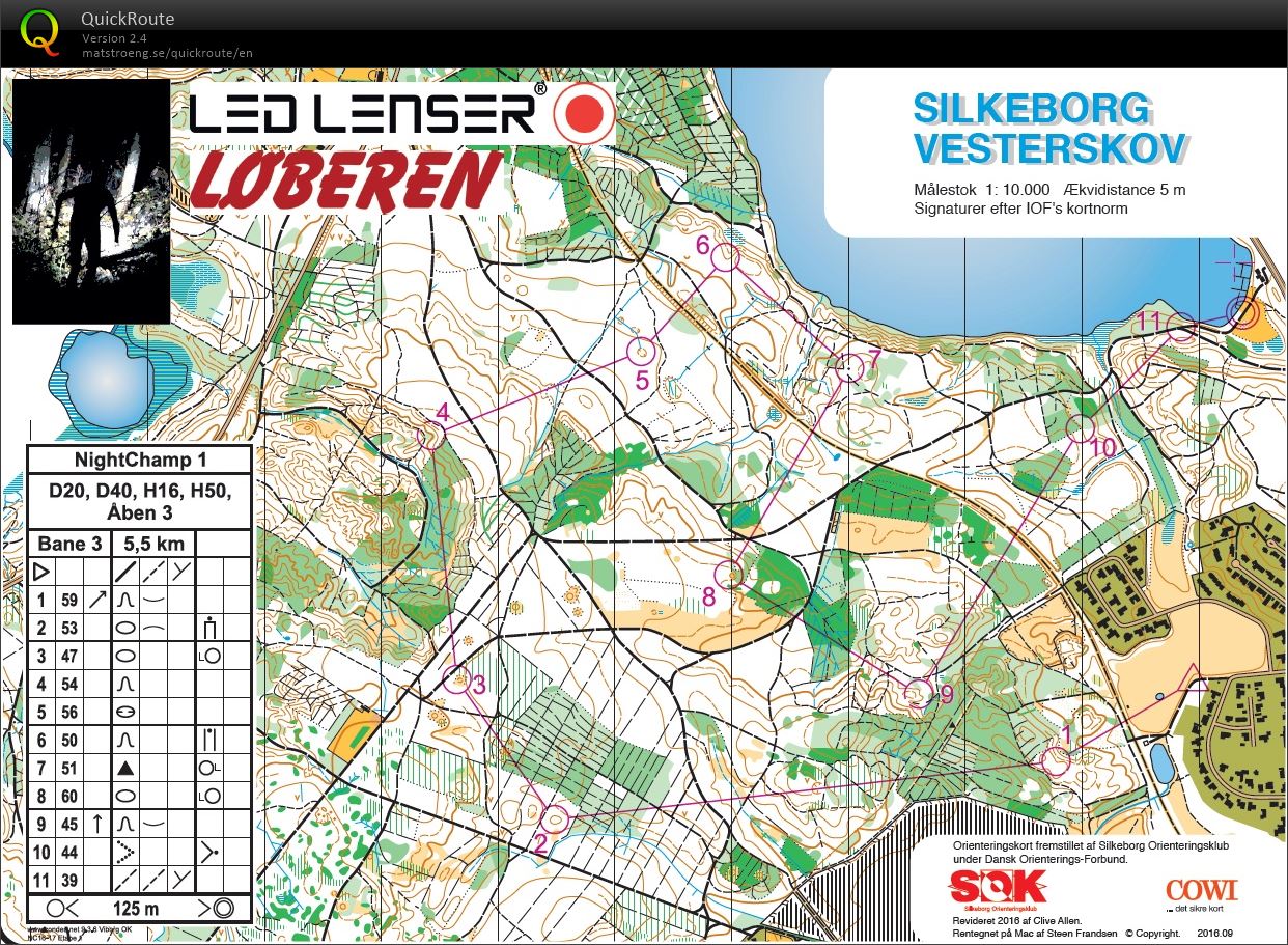 Nightchamp Silkeborg Vesterskov - Bane 3 (2016-11-10)