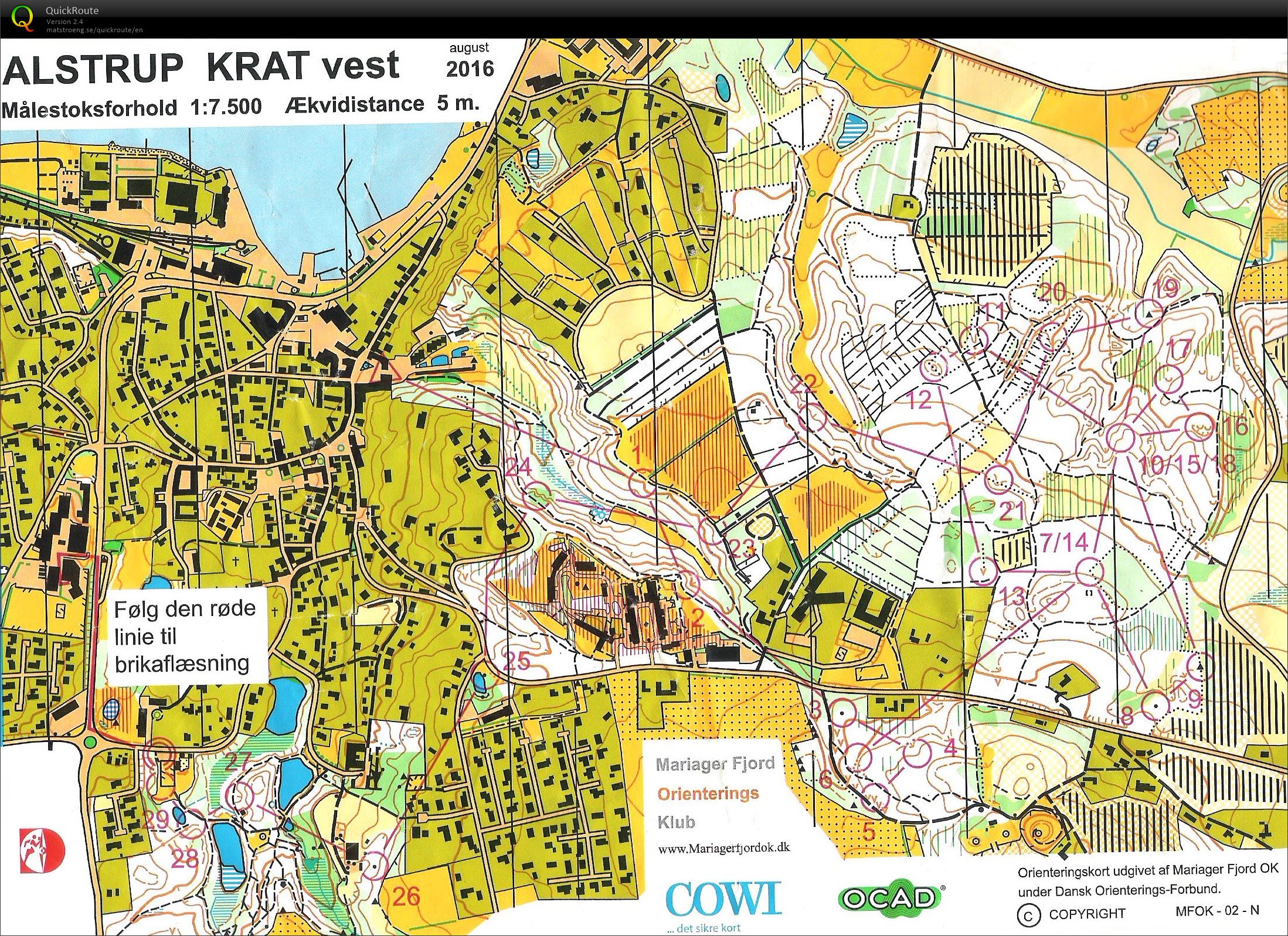 Nytårsløb Alstrup Krat og Mariager By (2017-01-14)