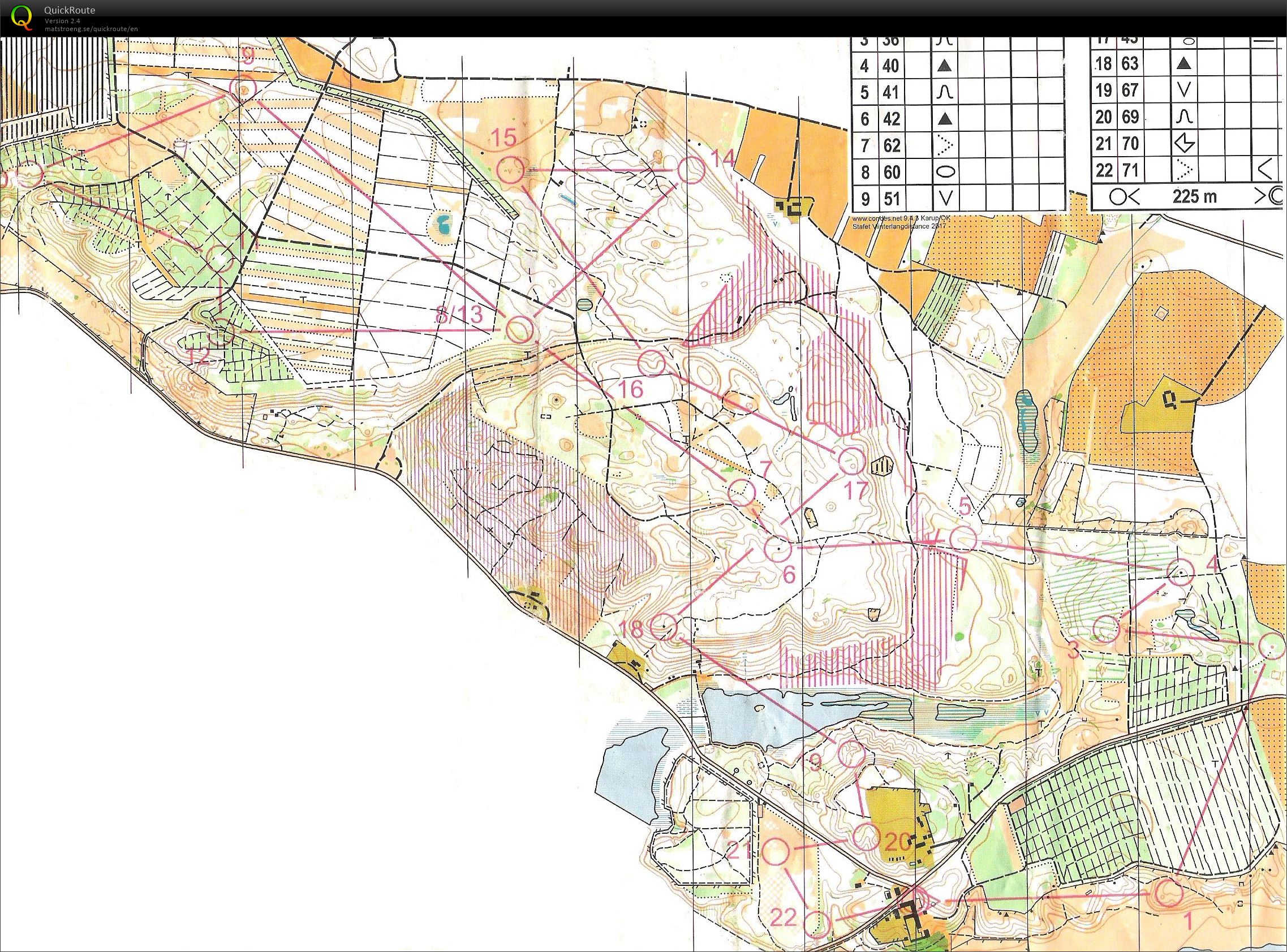 Vinterlang Stafet - 10 km (2017-01-22)