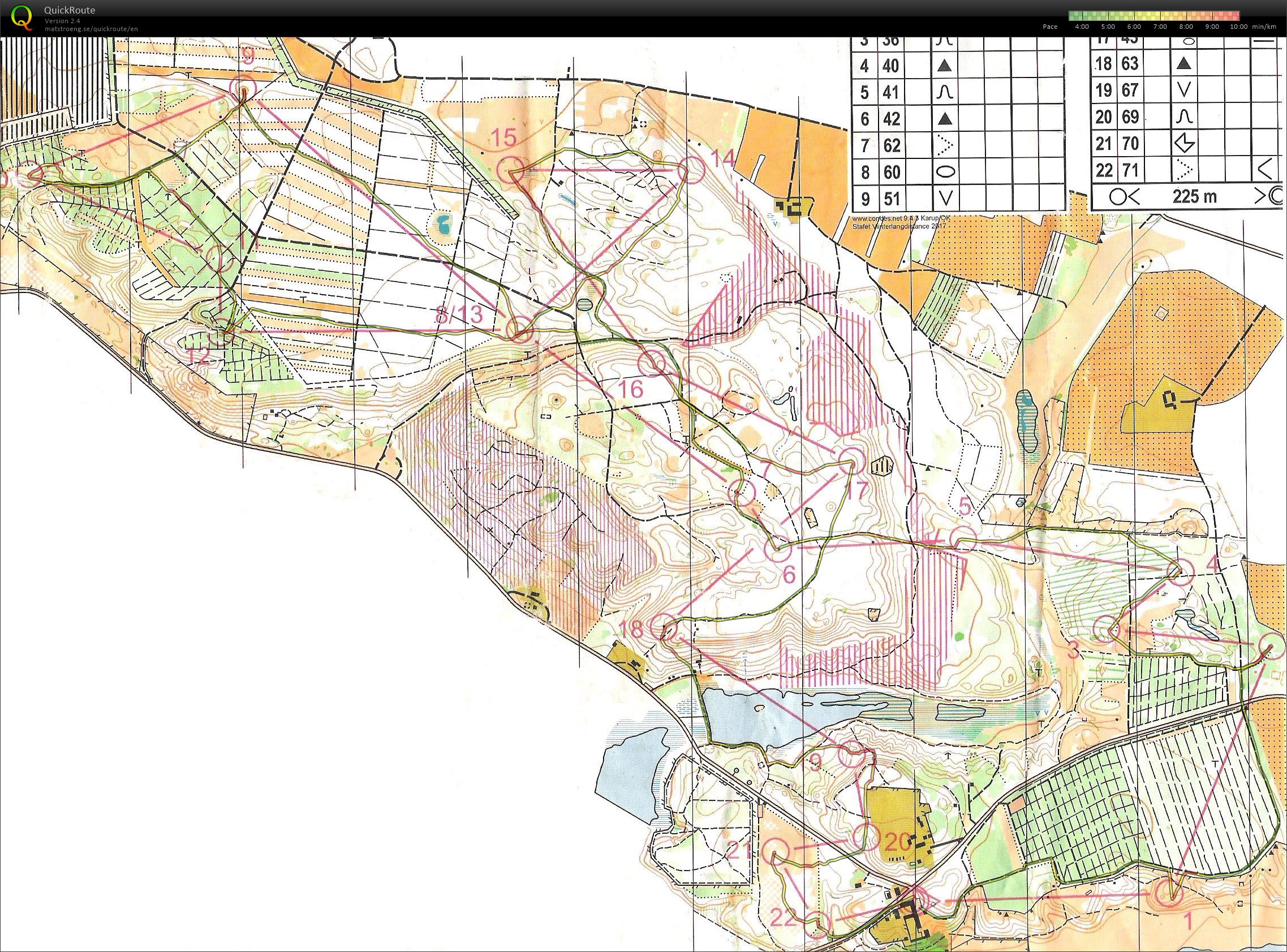 Vinterlang Stafet - 10 km (2017-01-22)