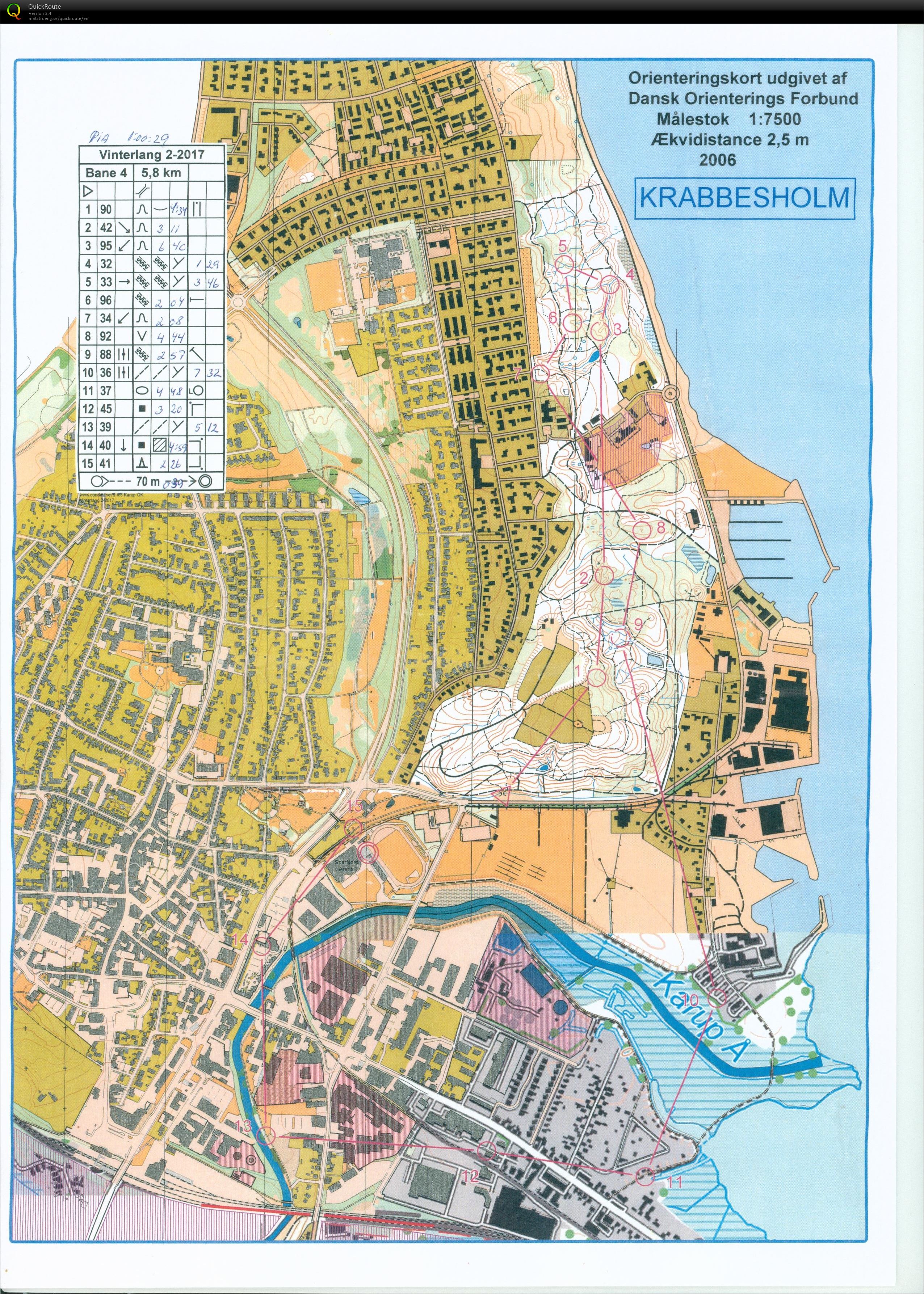 Krabbesholm, Vinterlang 2, 6 km, Pia Gade, 290117 (29/01/2017)