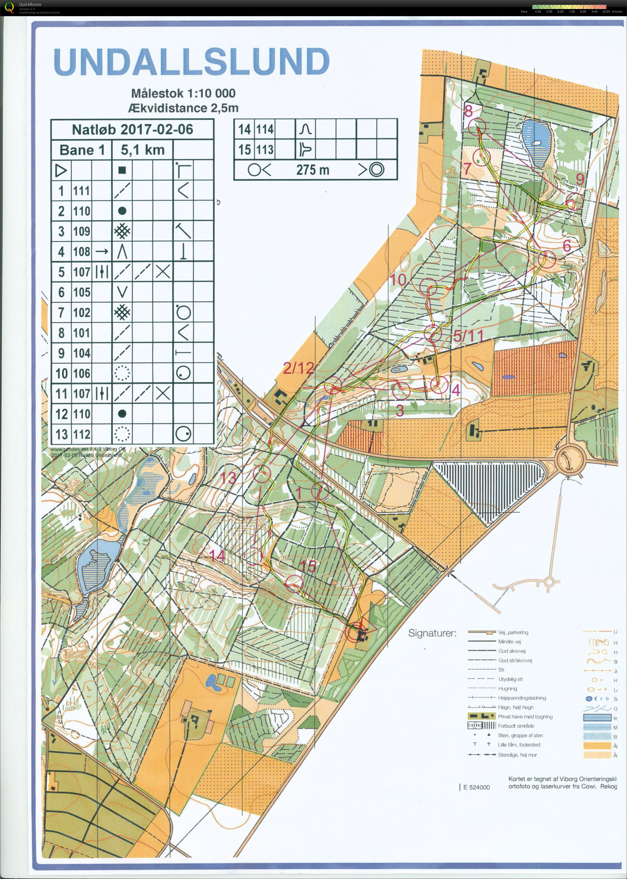 Undallslund Bane 1 nat Keld Gade (2017-02-06)