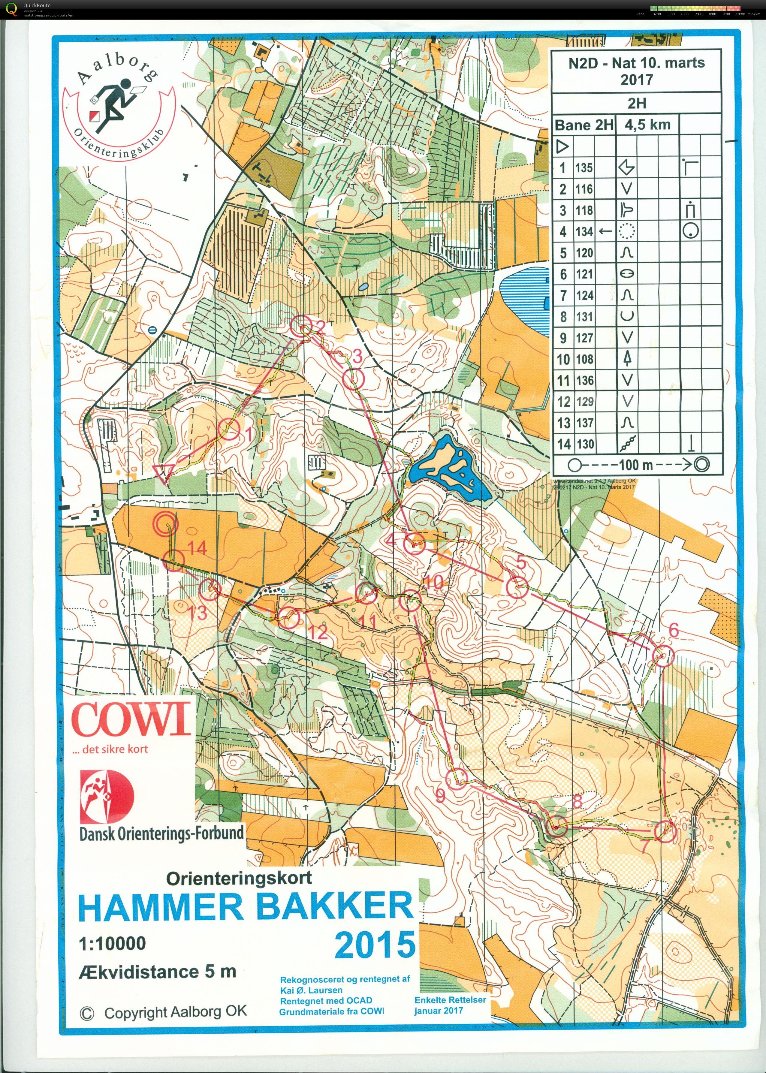 Natløb Hammer Bakker Bane 2 (10.03.2017)