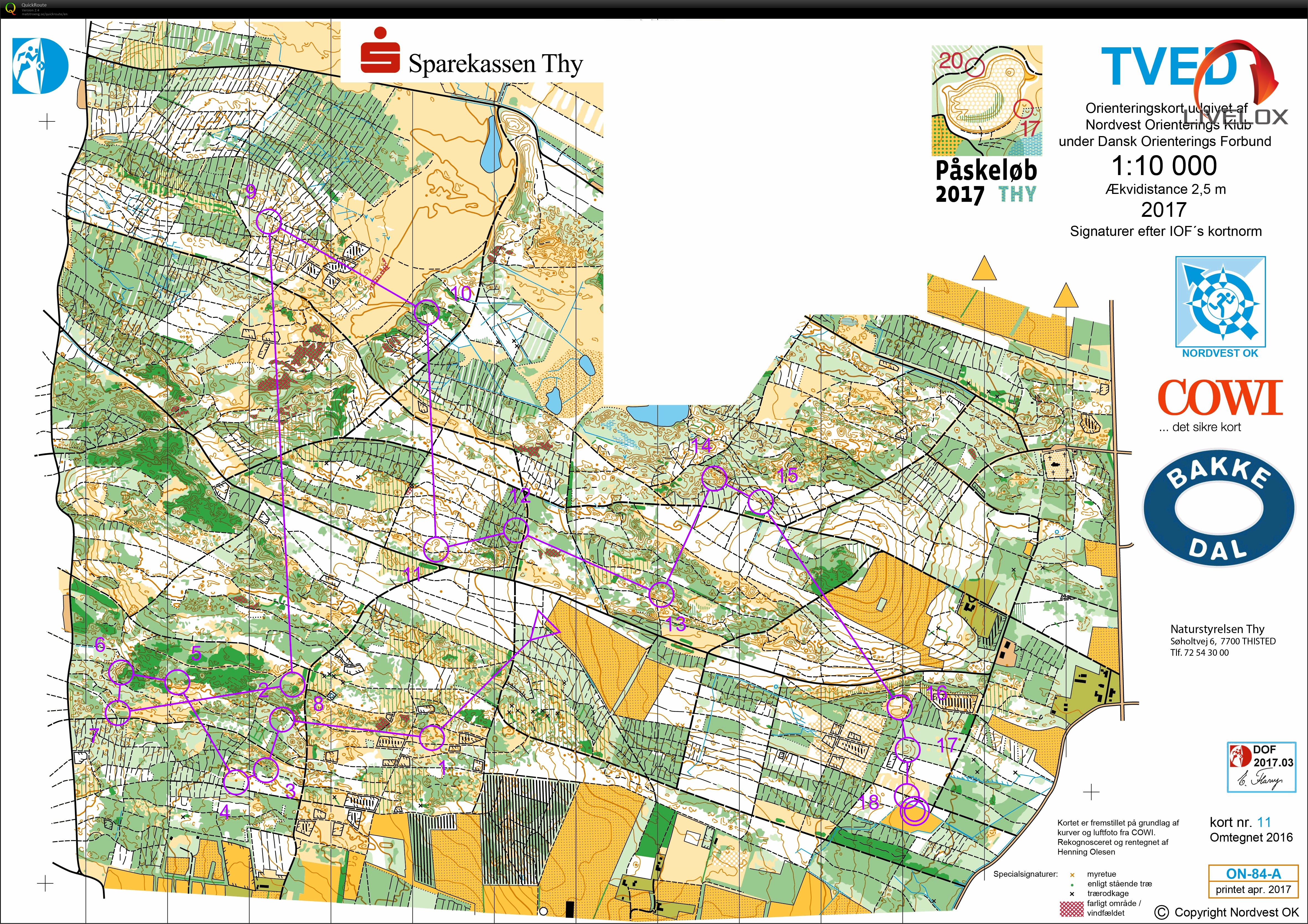 Tved Påskeløb 2017 etape 1 - H21 AK (2017-04-13)