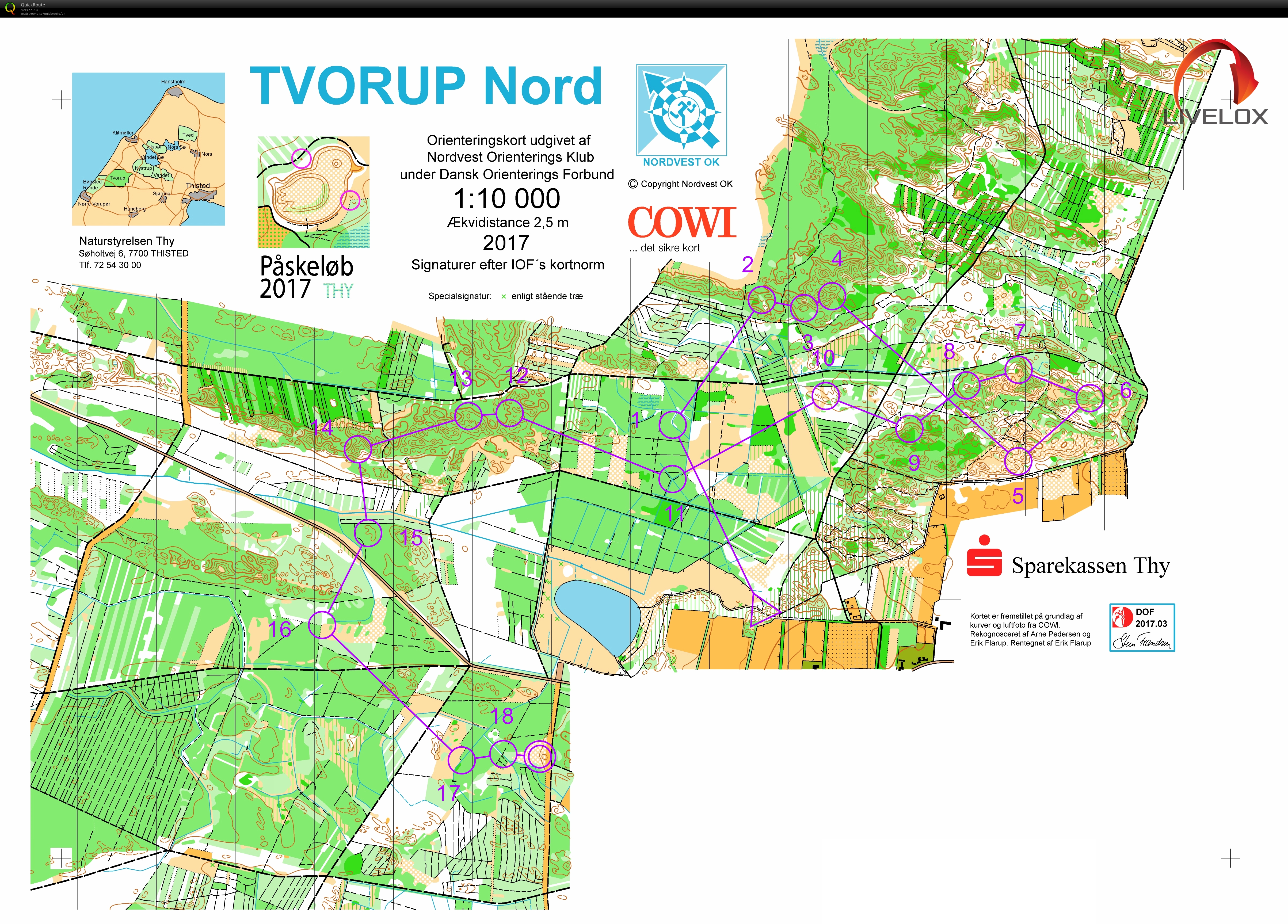 Tvorup Nord påskeløb 2017 etape 2 - H21AK (14.04.2017)