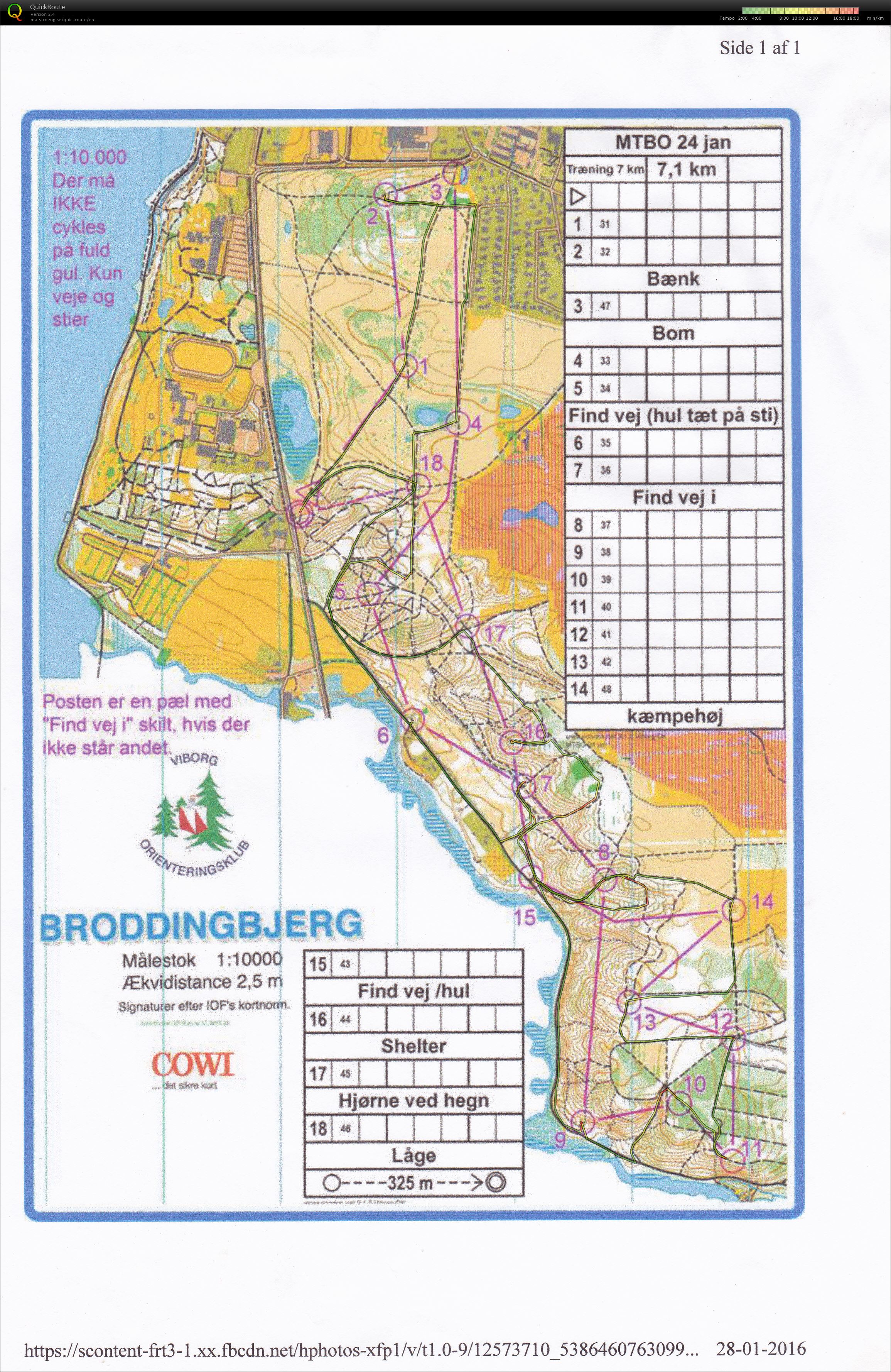 MBTO Tommy bane 7,1 km (30.07.2017)