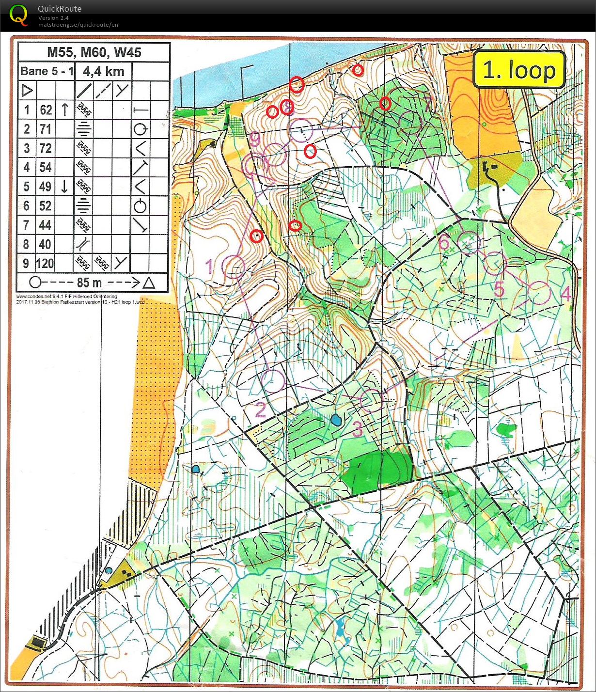 Biathlon Massestart Sønder Stenderup H55 (05/11/2017)