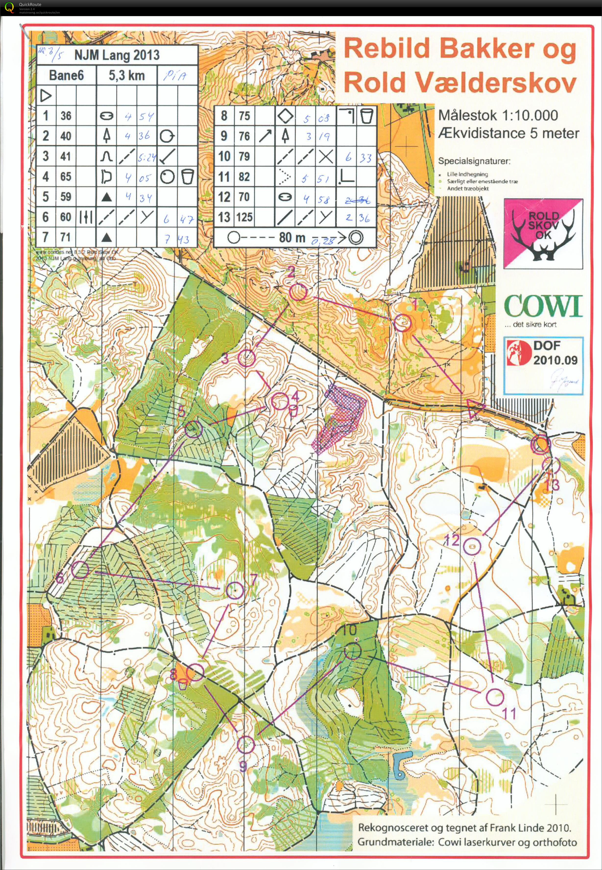 NJM lang, Rebild Bakker, Bane 6, Pia Gade 26/4-13 (26-04-2013)