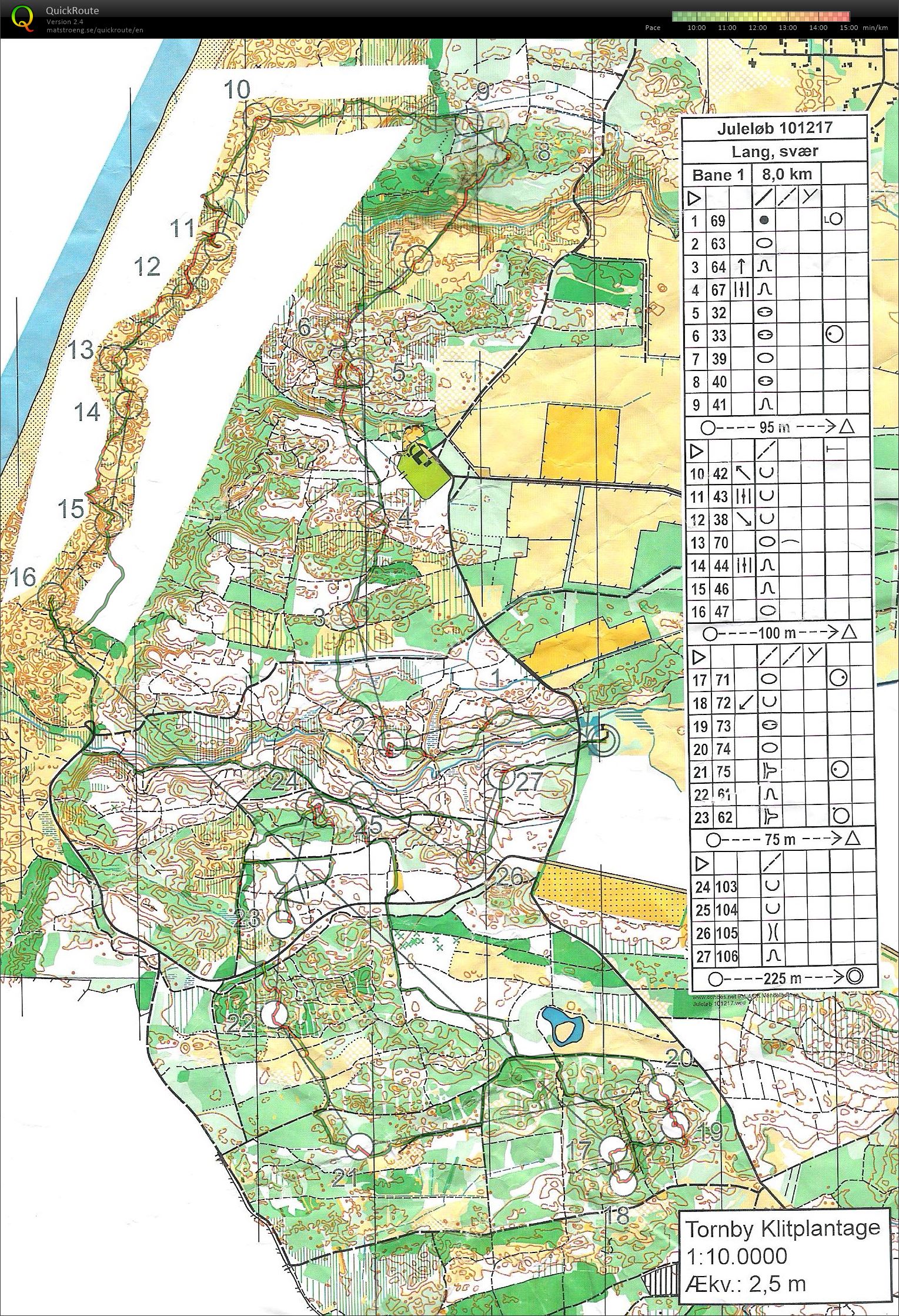 Tornby Klitplantage - bane 1 (10/12/2017)