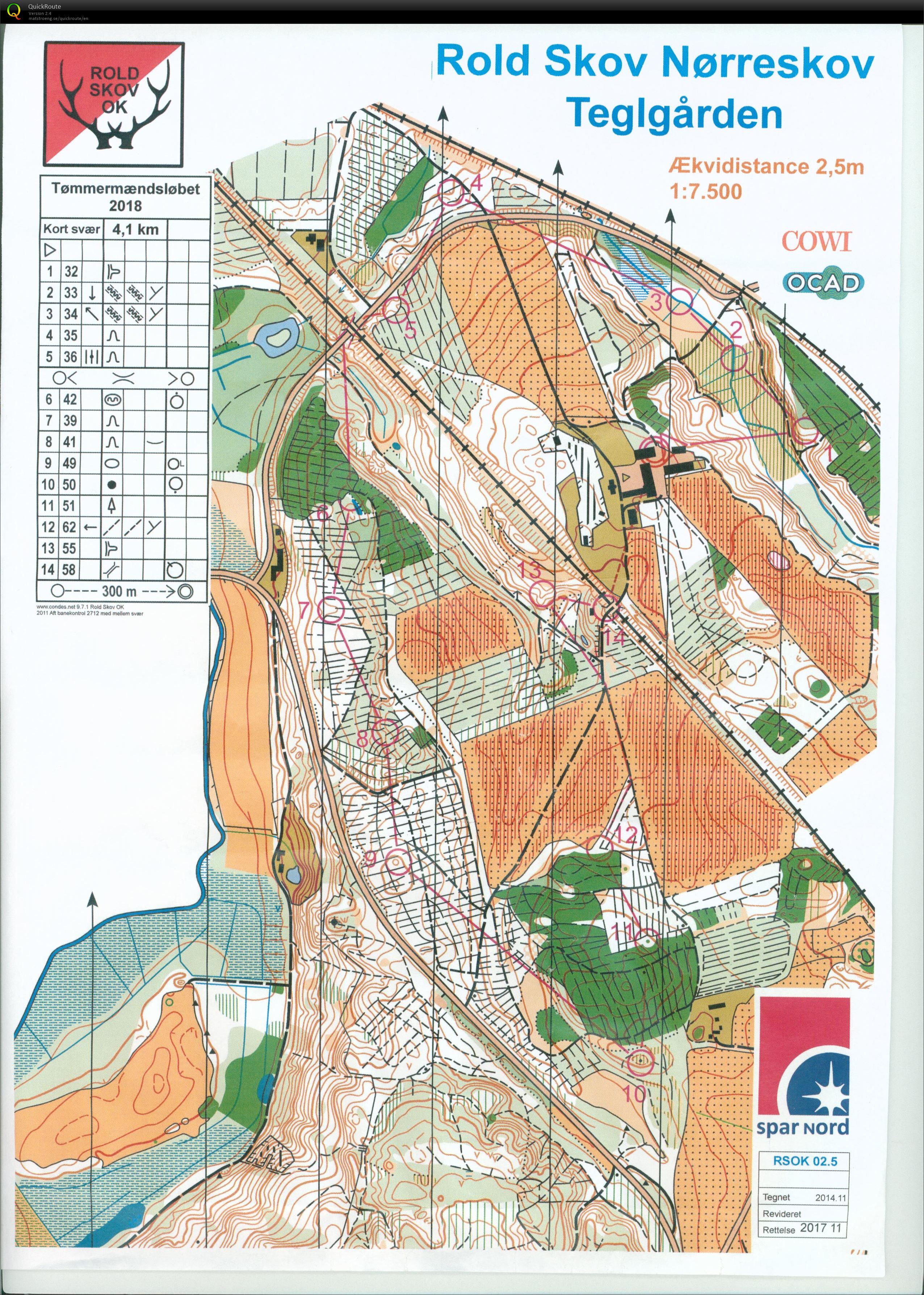 Tømmermændsløbet, Rold Sov, bane 4,1 km, Pia Gade, 010118 (01-01-2018)