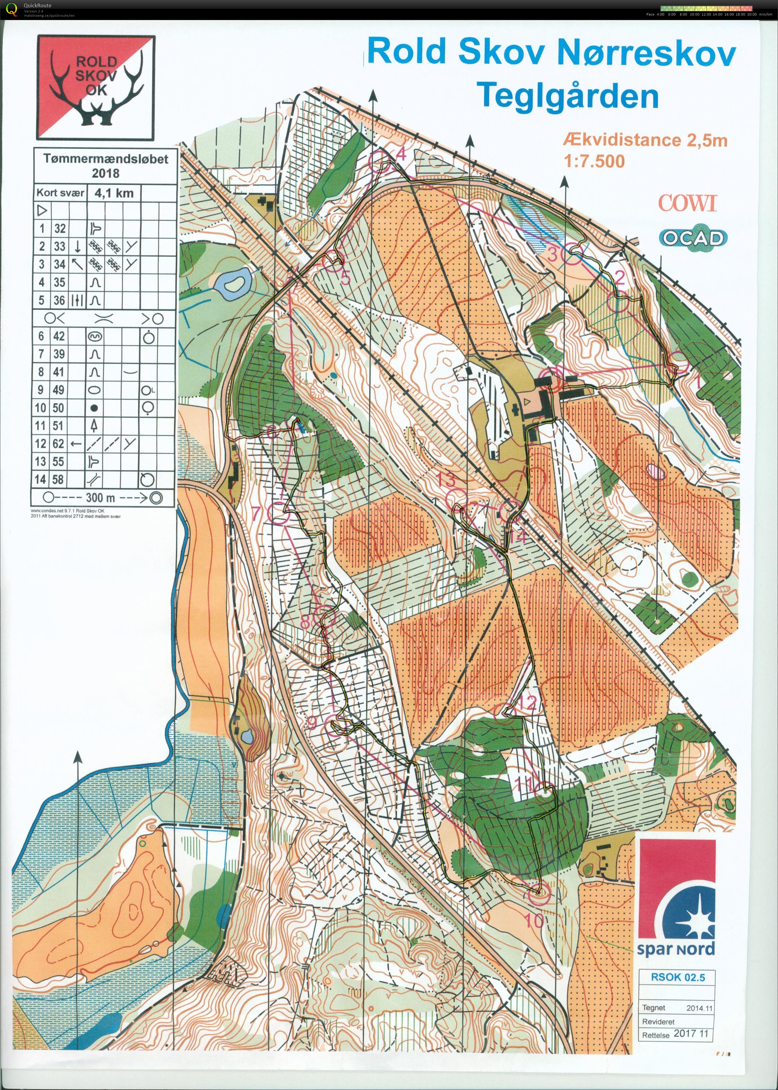 Tømmermændsløbet, Rold Sov, bane 4,1 km, Pia Gade, 010118 (01.01.2018)