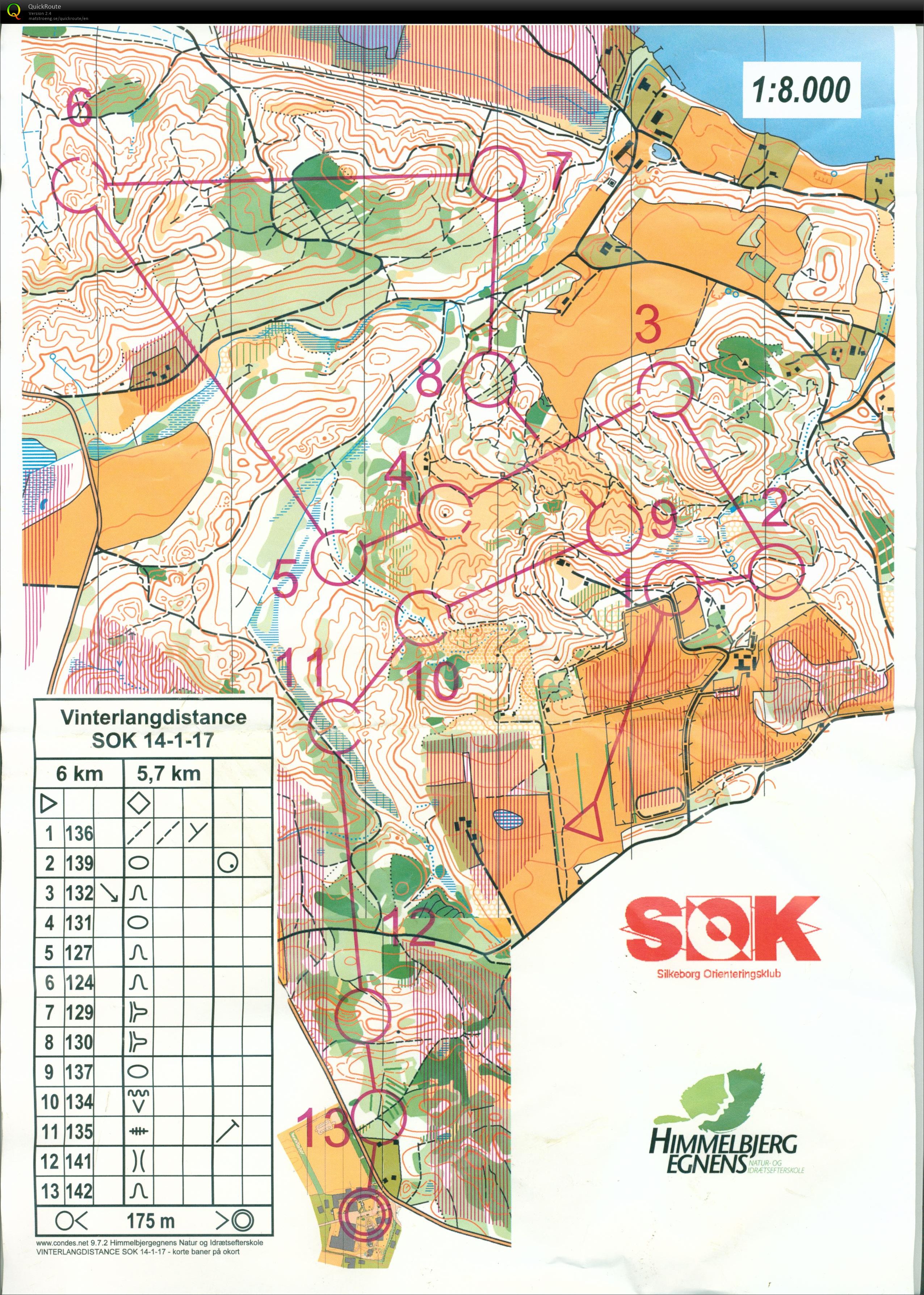 Vinterlangdistance, Silkeborg Sønderskov, 6 km, Pia Gade, 140118 (14/01/2018)