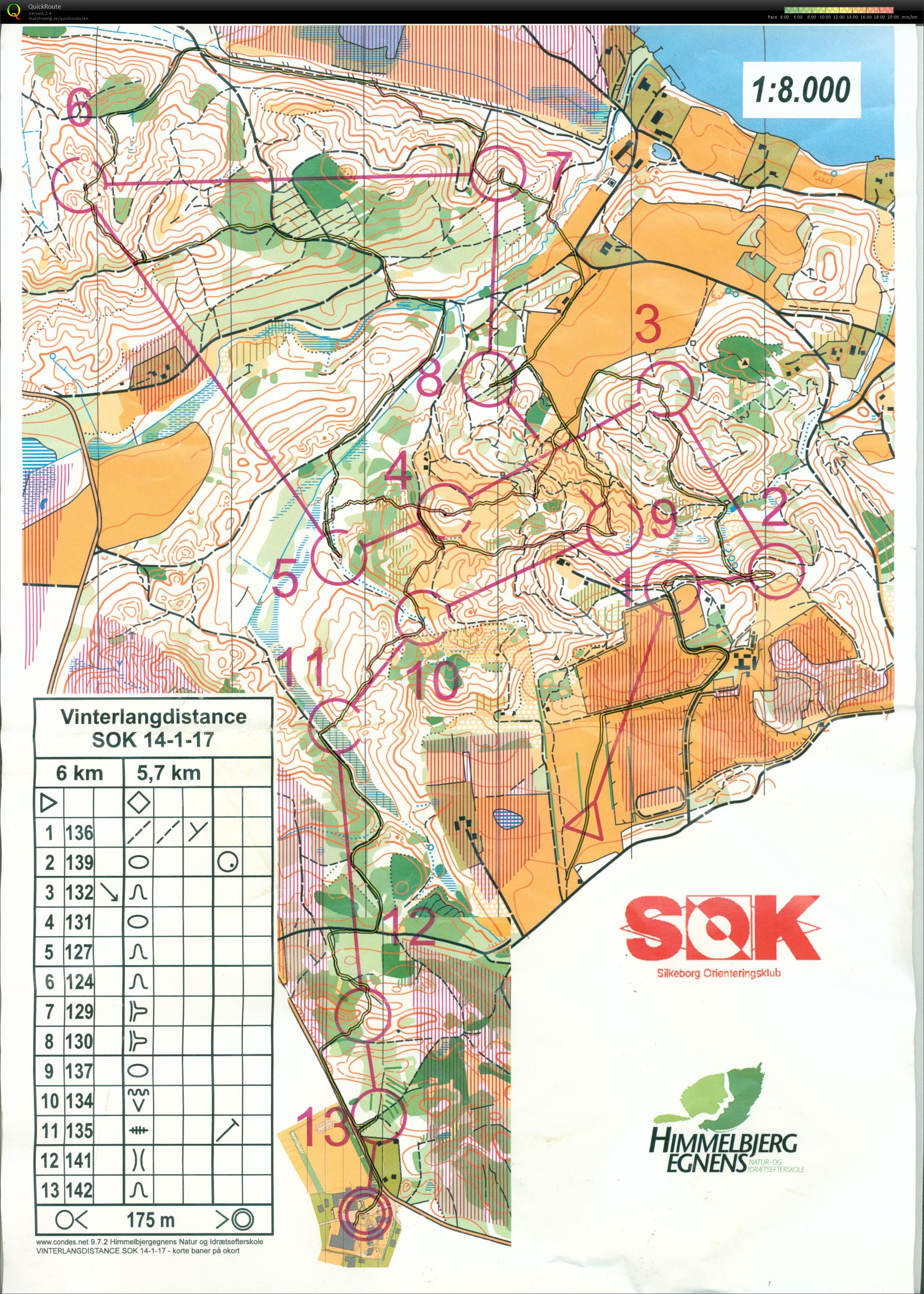 Vinterlangdistance, Silkeborg Sønderskov, 6 km, Pia Gade, 140118 (14.01.2018)