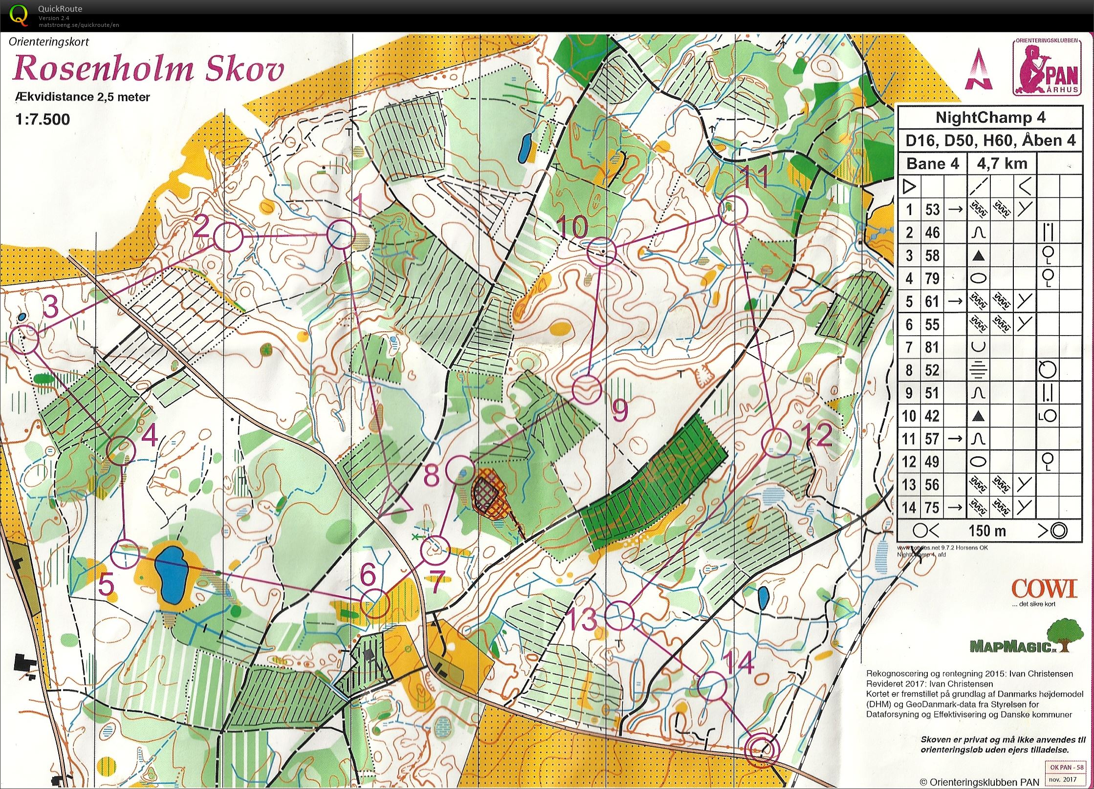 Rosenholm Skov, NightChamp 4, Bane 4 (01.02.2018)