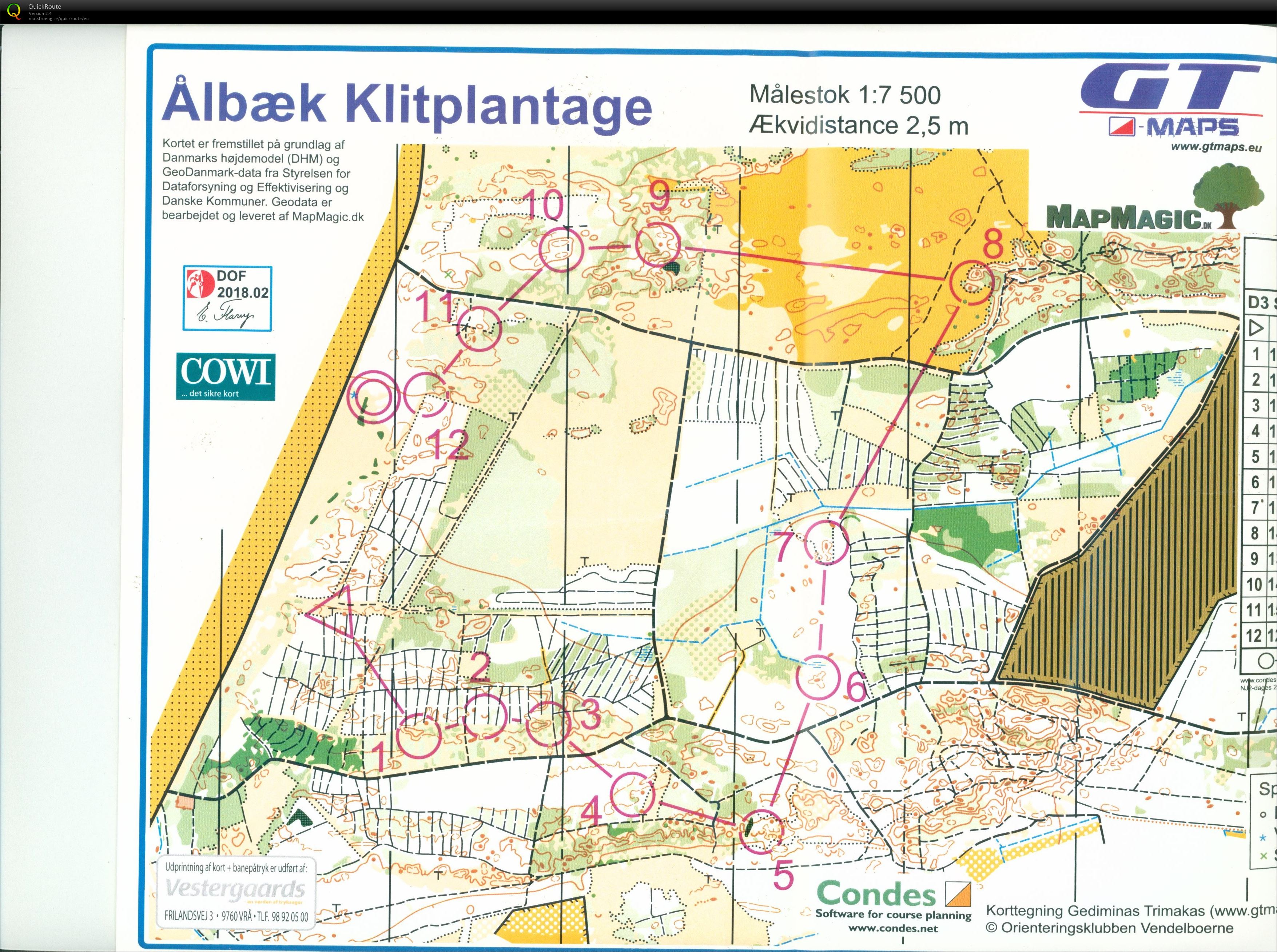 Nordjysk 2-dages, Natlø, Ålbæk Klitplantage, bane D3, Pia Gade, 090318 (09.03.2018)