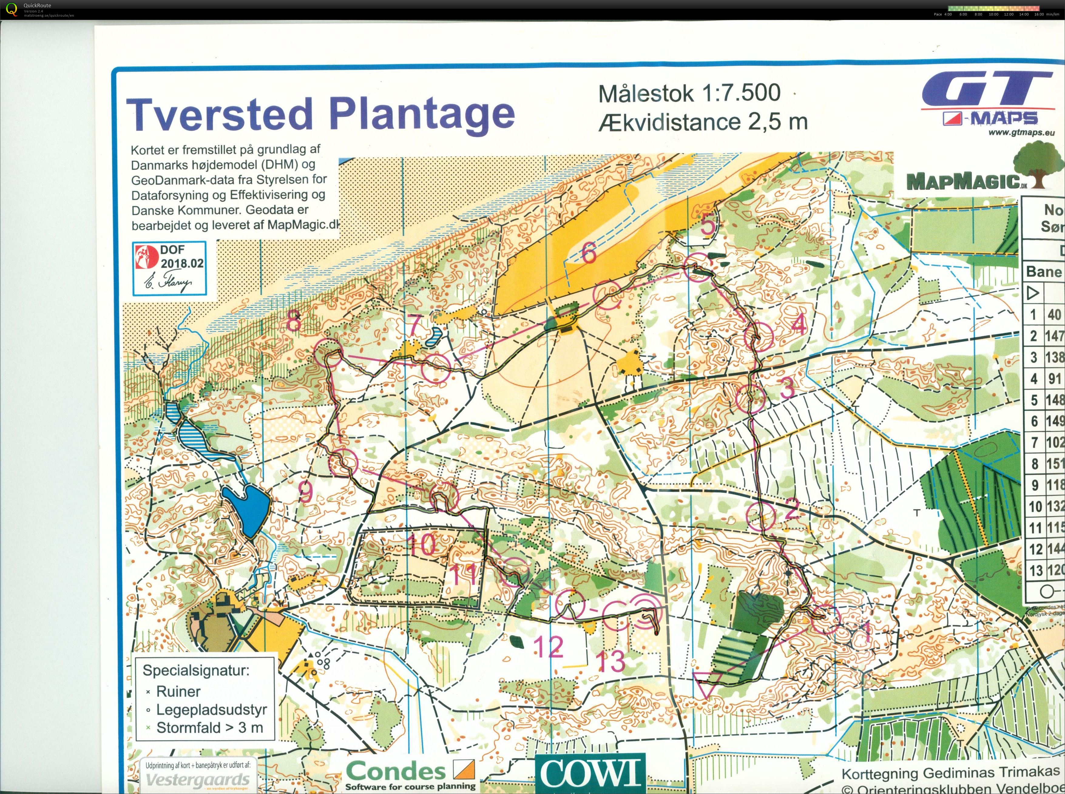 Nordjysk 2-dages, Tversted Plantage, Bane D65, Pia Gade, 110318 (11.03.2018)