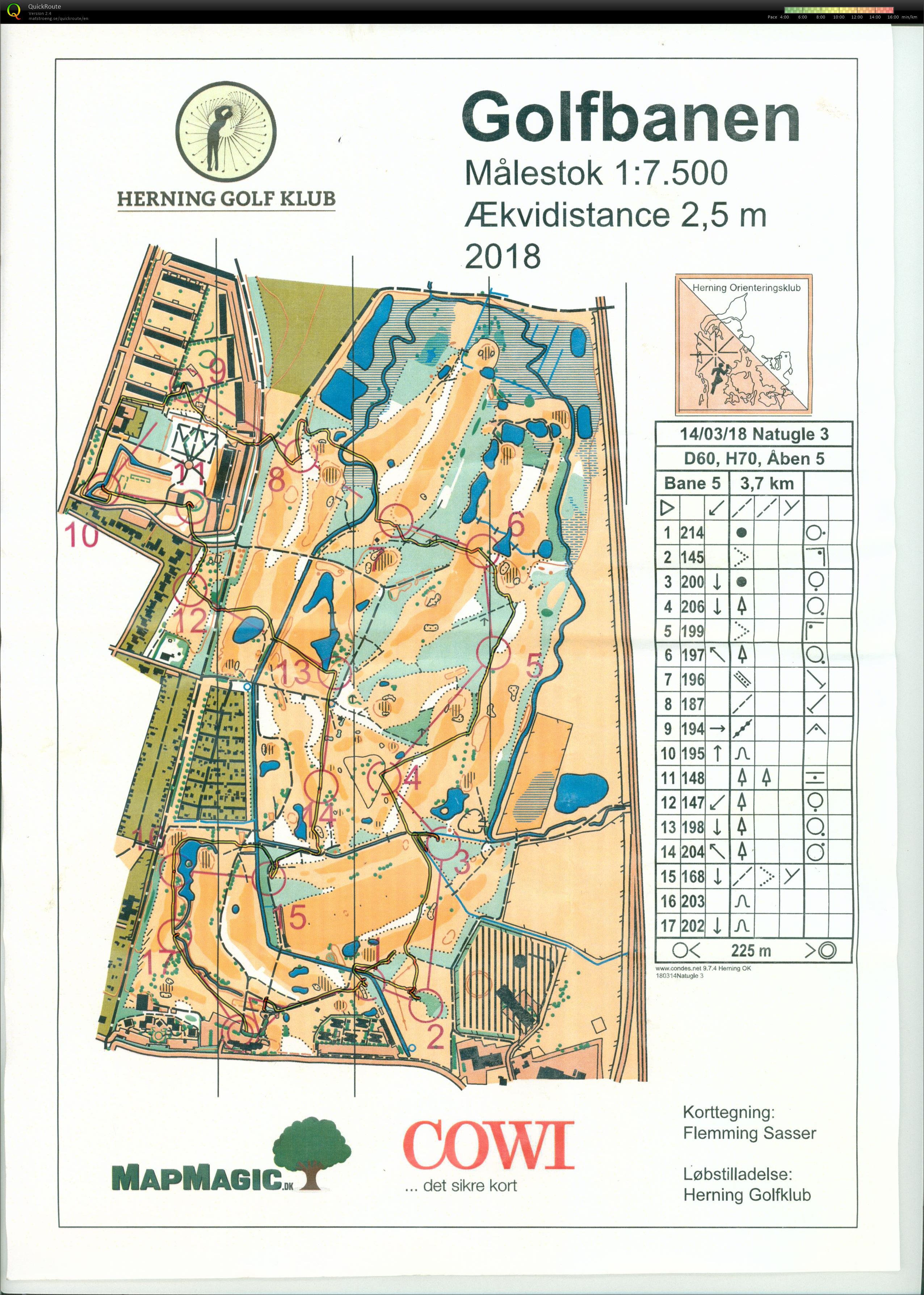 Natugle 3, Golfbanen Herning, Bane 5, Pia Gade, 140318 (14/03/2018)