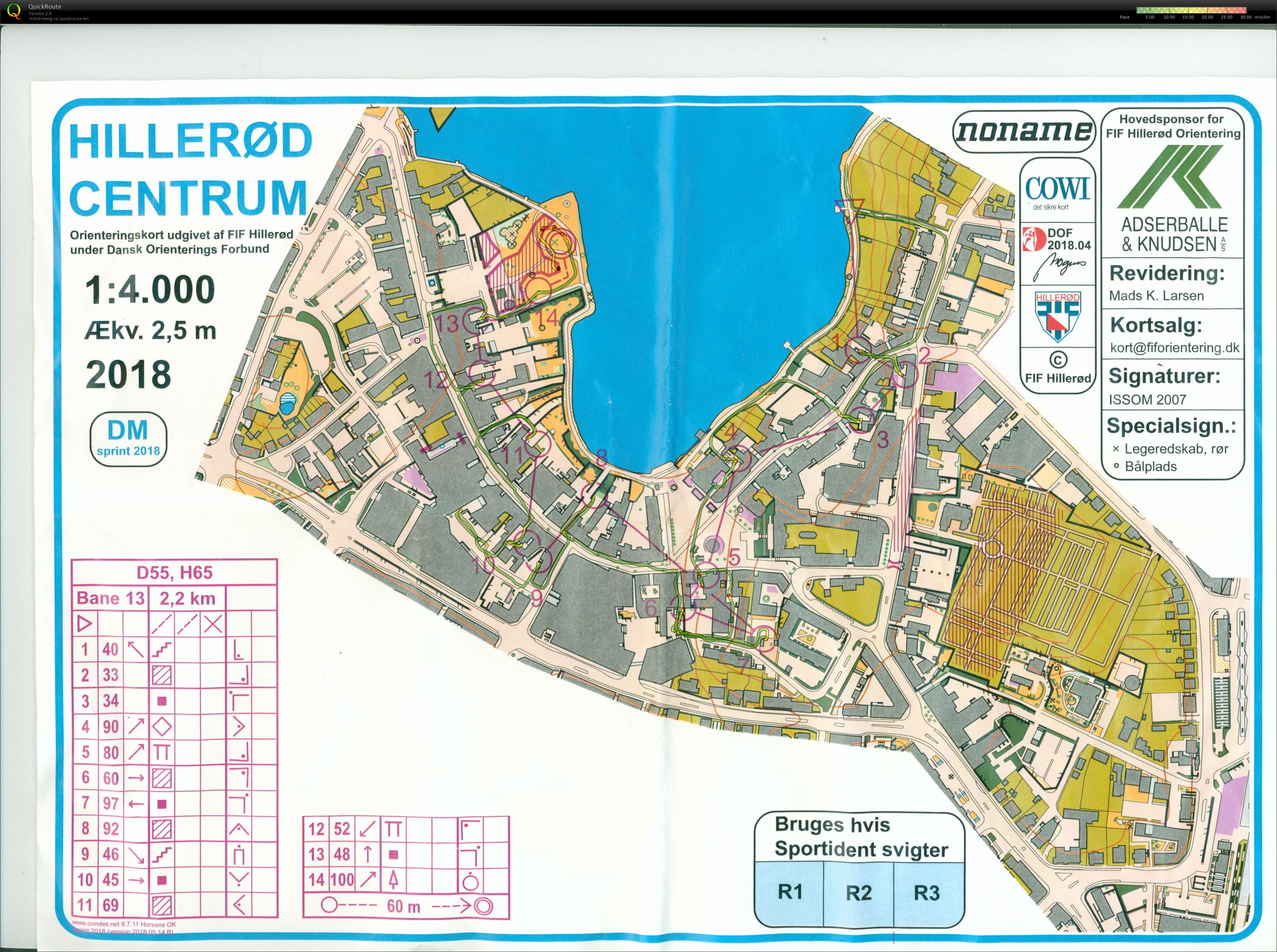 Hillerød H65 DM sprint (26.05.2018)