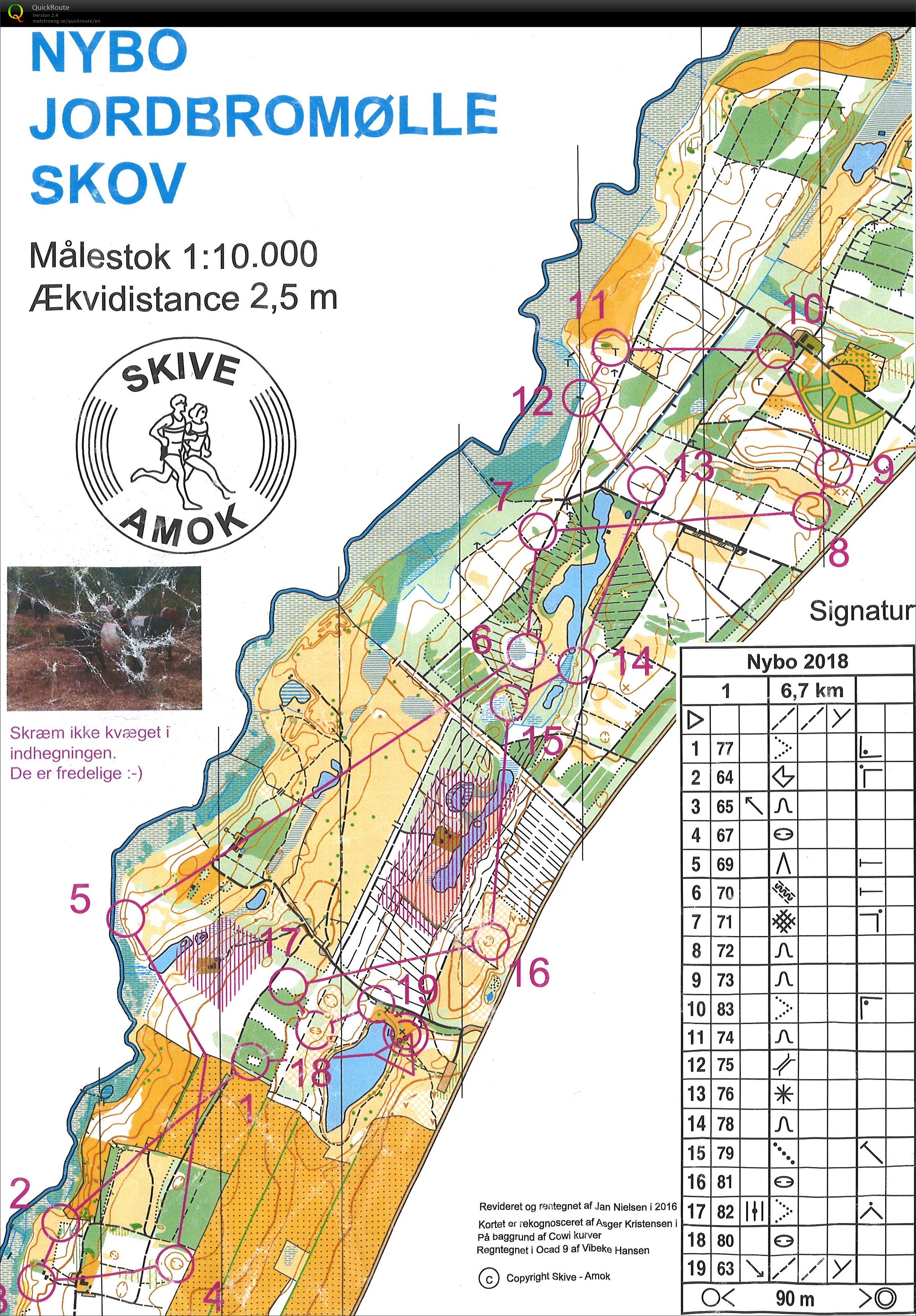 VIKASKI Nybo Jordbromølle Skov bane 1 (2018-08-08)