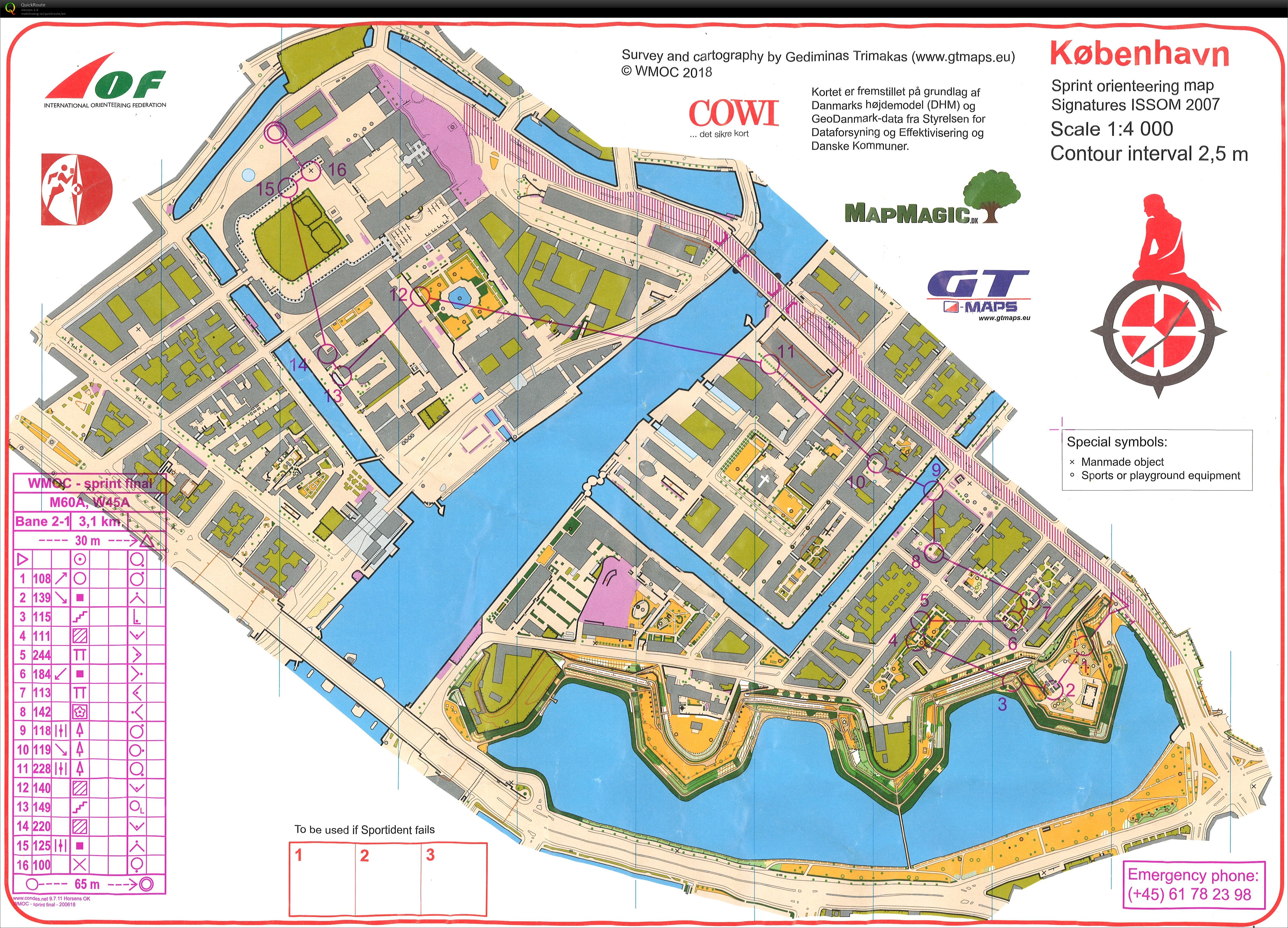 WMOC Sprint Finale København (08-07-2018)