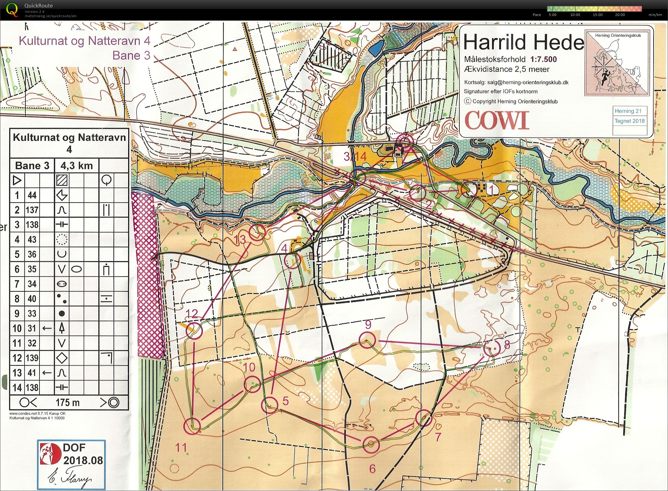 Harrild Hede, Natteravn 4, Bane 3 (28/09/2018)