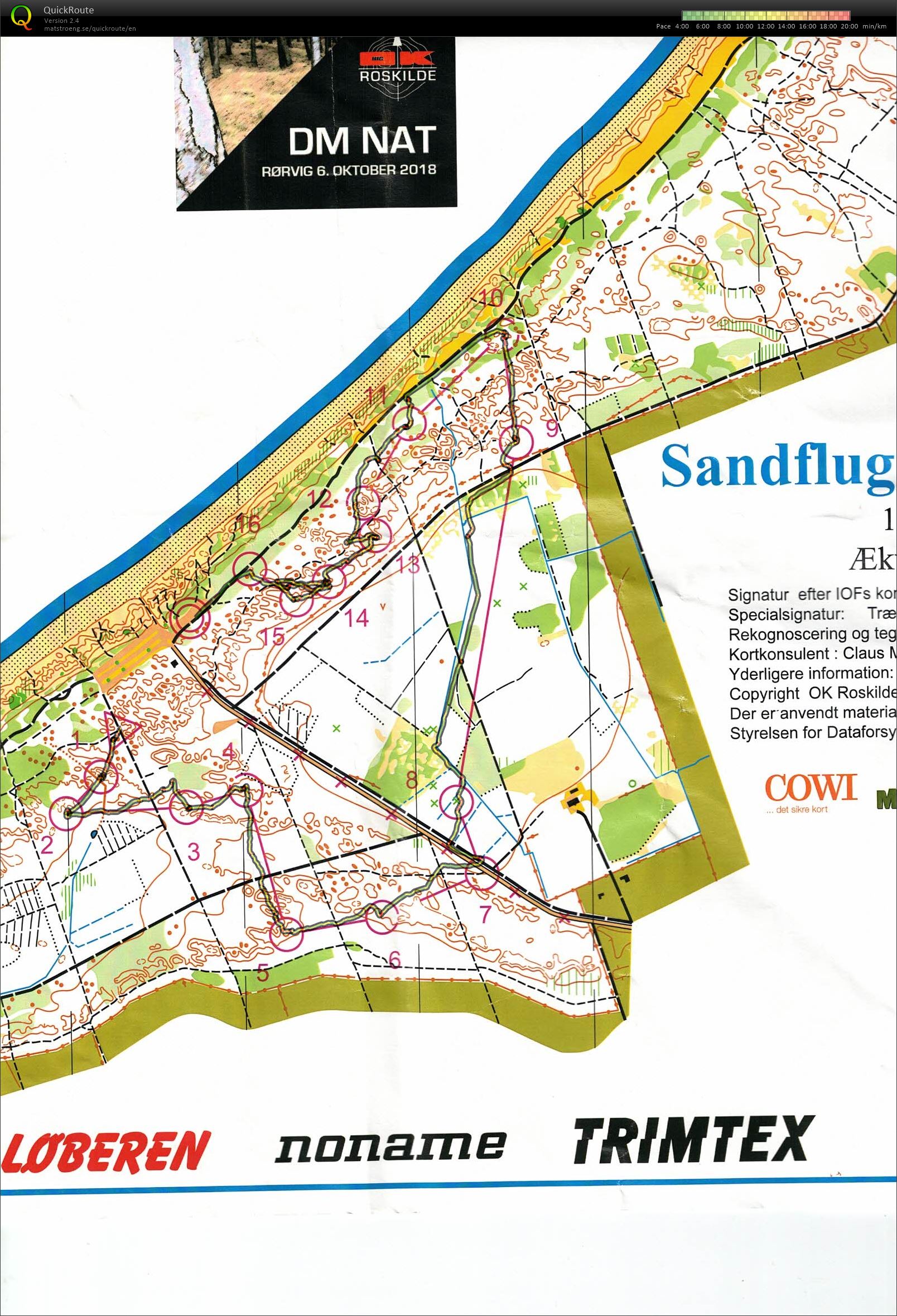 Rørvig Sandflugtsplantagen, DM Nat, Bane D65, Pia Gade, 061018 (06-10-2018)