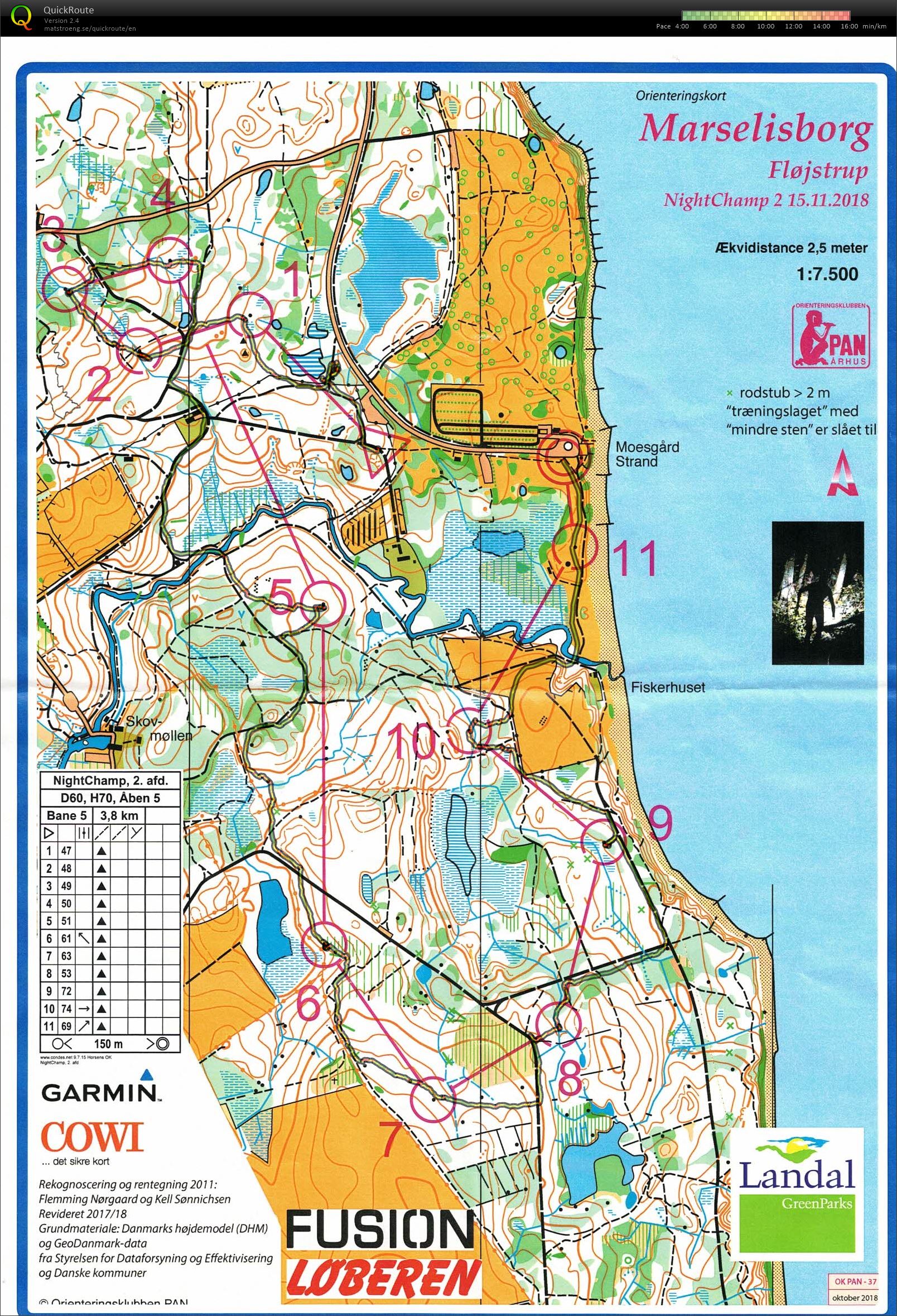 Marselisborg Fløjstrup, Nigtchamp 2, Bane D60, Pia Gade, 151118 (15/11/2018)