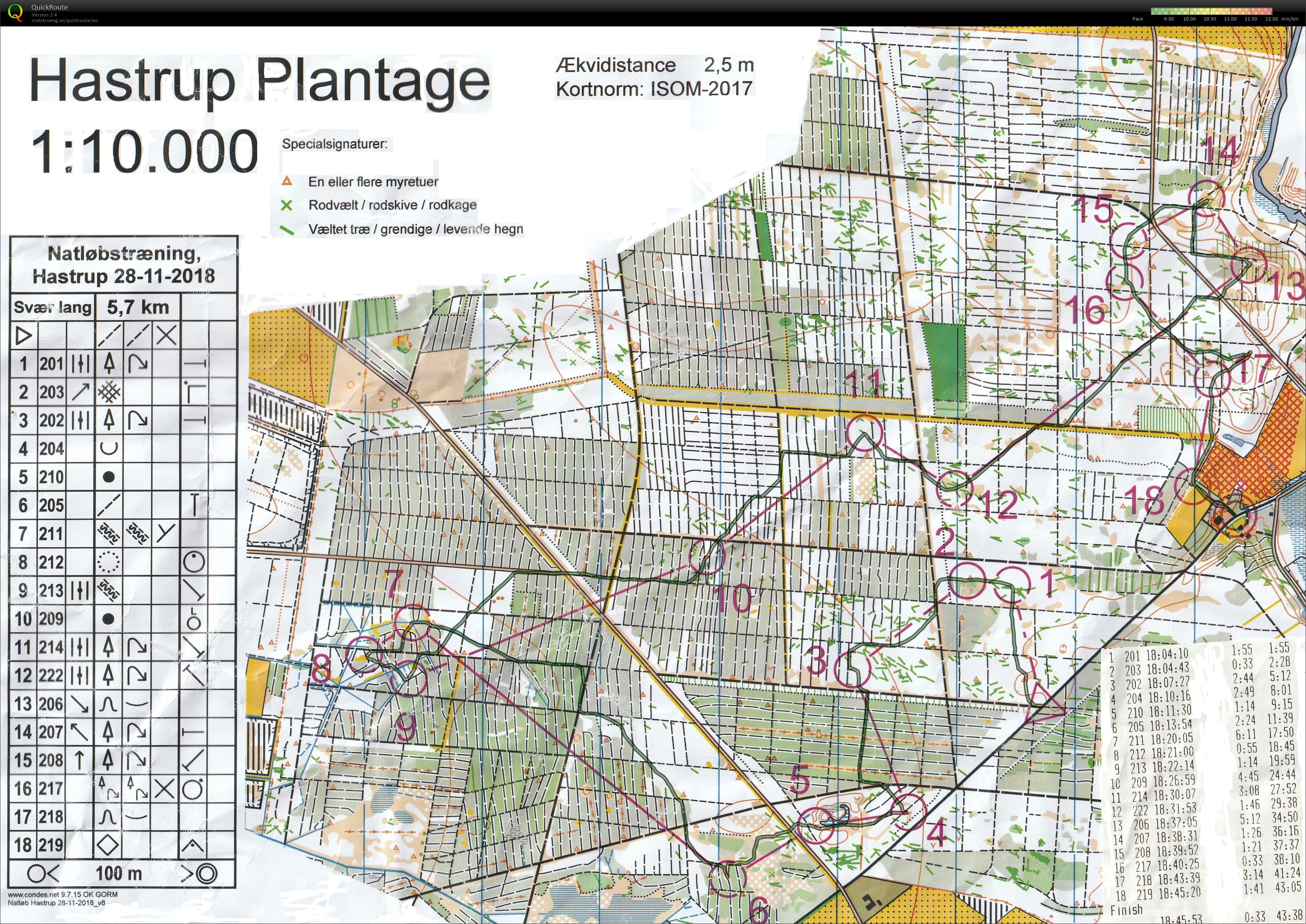 Natløb Hastrup Plantage (28-11-2018)