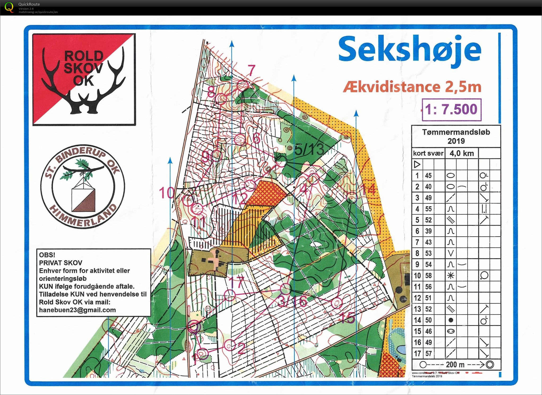 Sekshøje, Bane Svær Kort, Pia Gade, 010119 (01.01.2019)