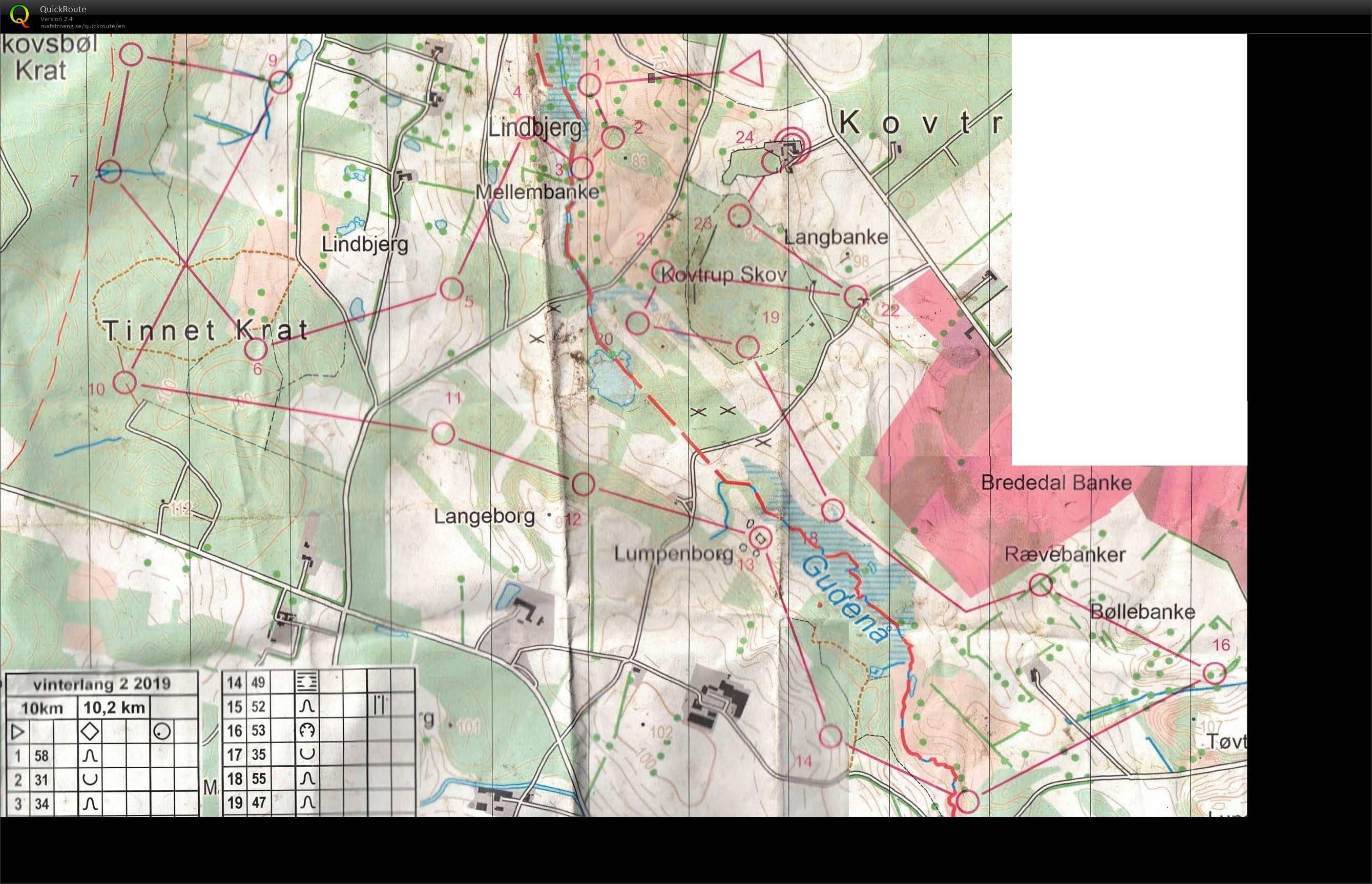 Vinterlang Tinnet Krat - 10 km (2019-01-06)