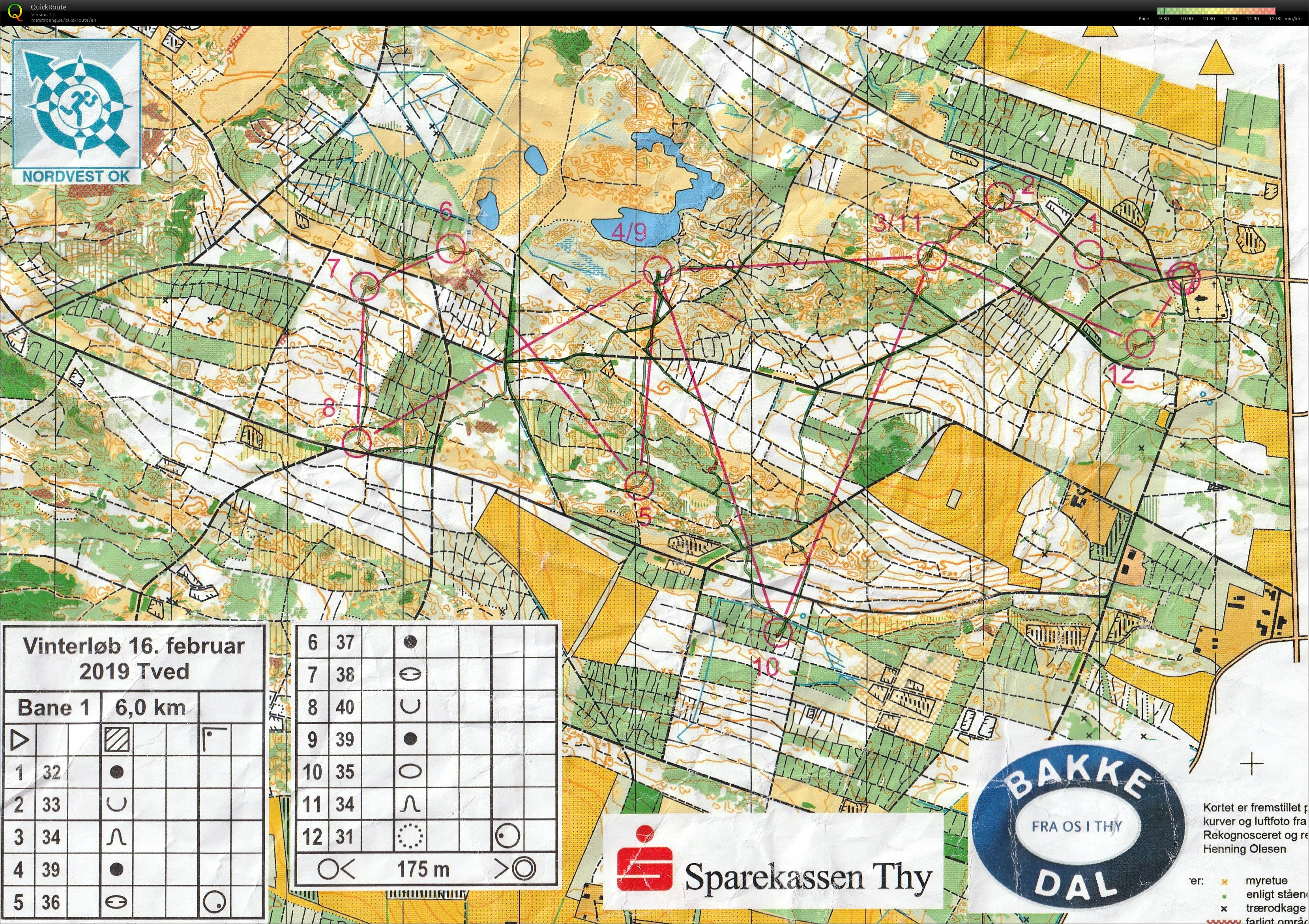 Nordvest OK tr-løb Tved - bane 1 (16-02-2019)