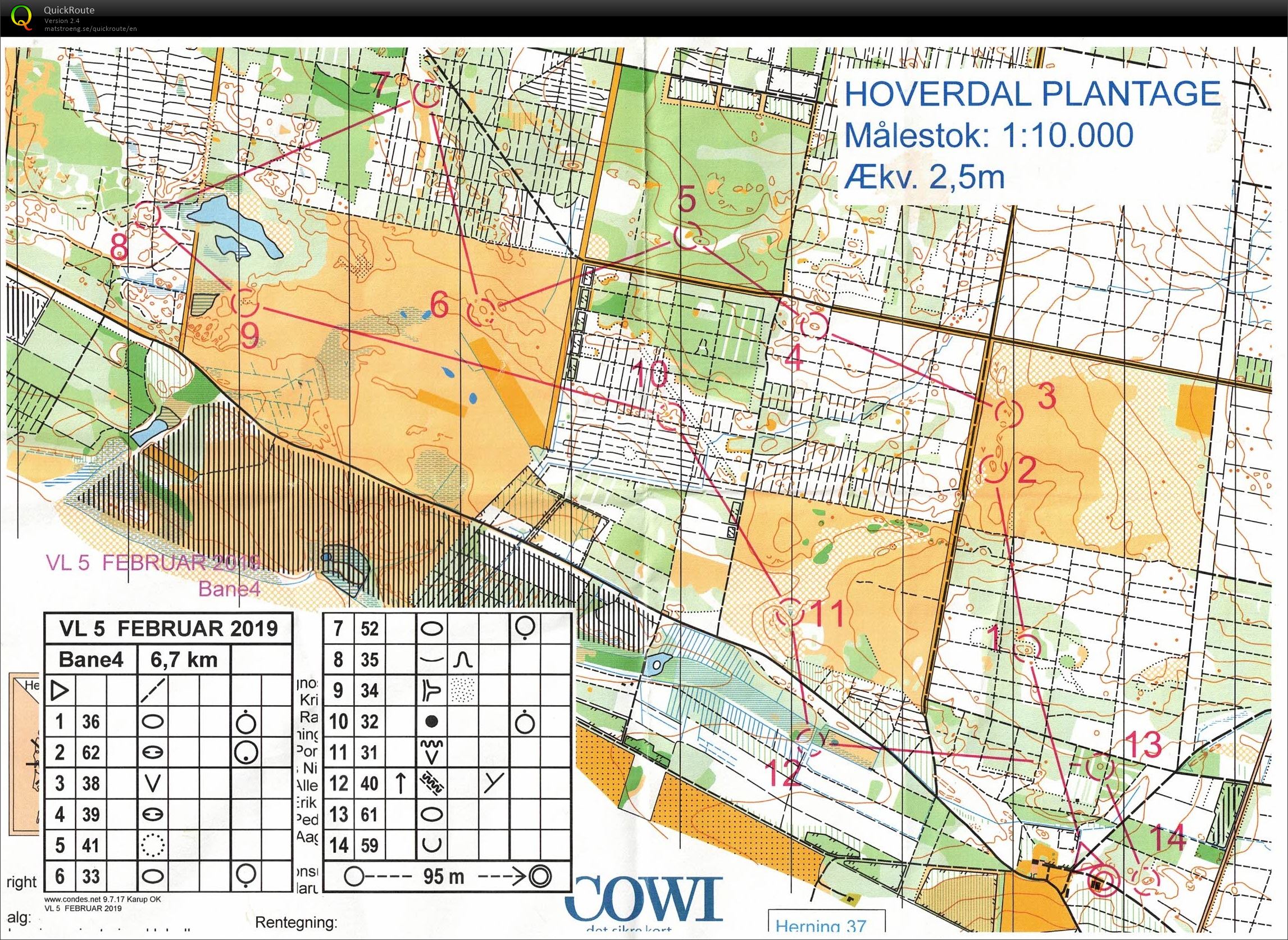 Hoverdal Plantage, Vinterlang 5, Bane 4, 6 km, Pia Gade, 170219 (2019-02-17)