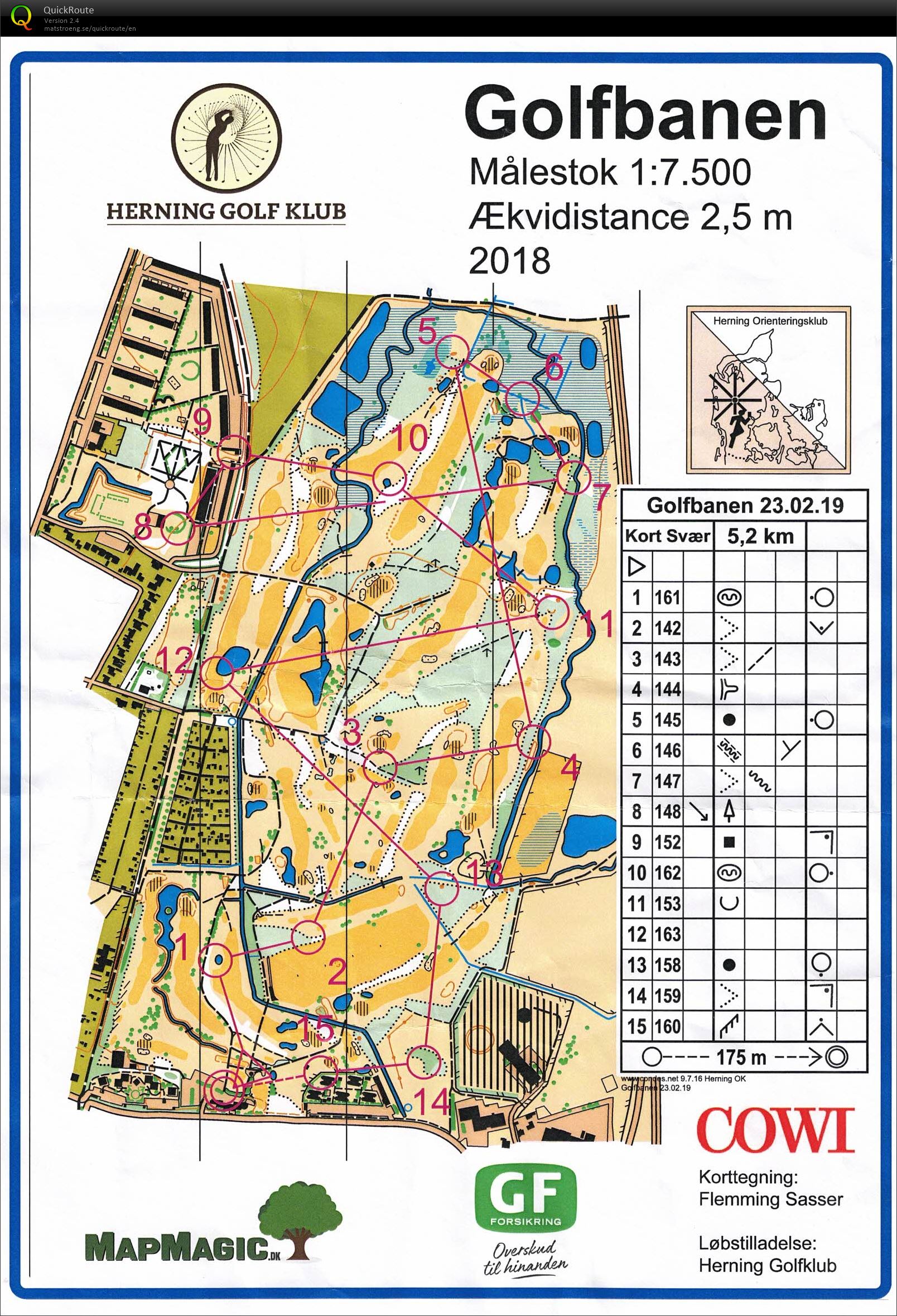 Golfbanen Herning, Bane Kort Svær, Pia Gade, 240219 (2019-02-23)