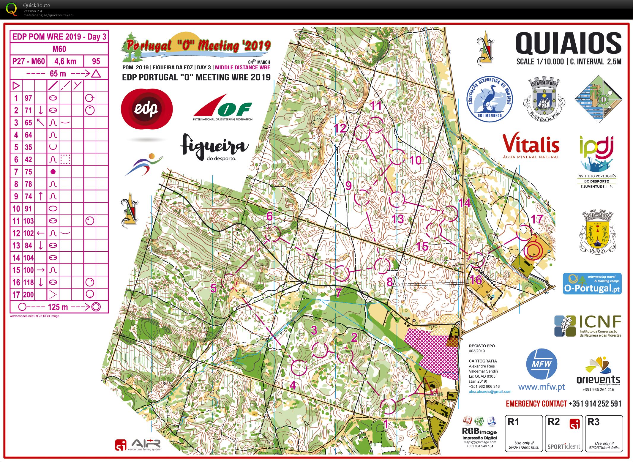 Portugal O-meeting Quiaios H60 (04.03.2019)