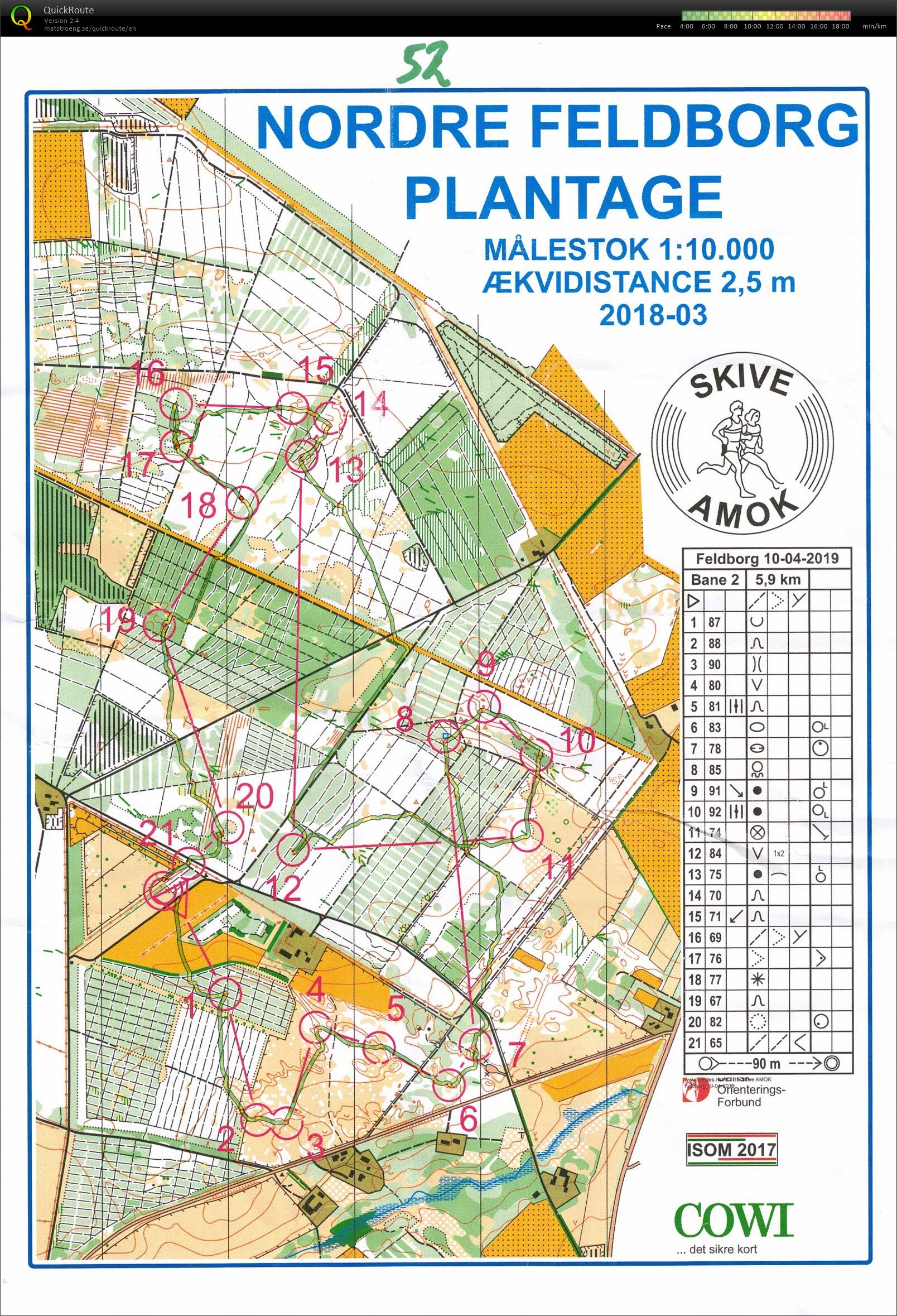 Nordre Feldborg plantage, bane 2 (10/04/2019)