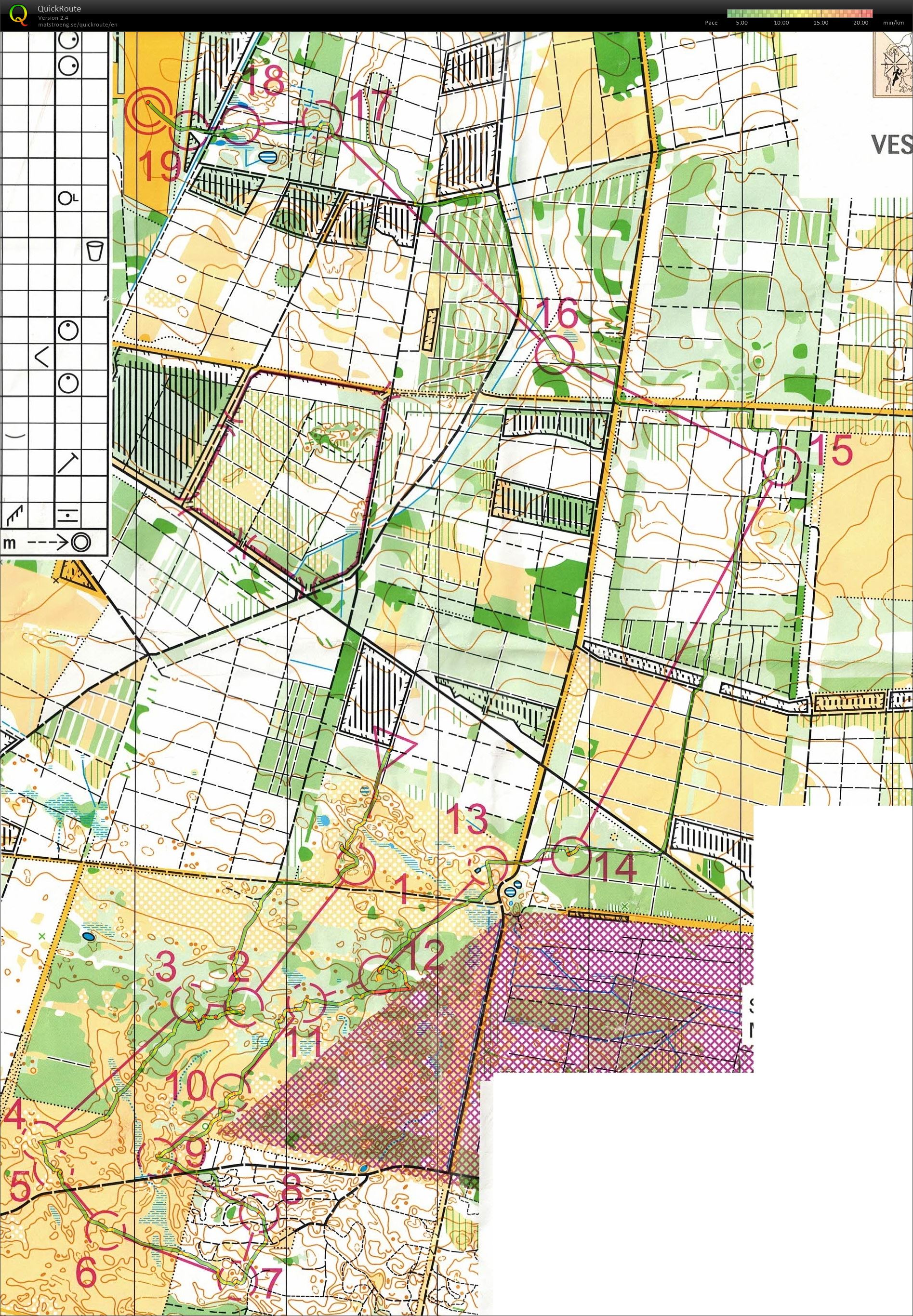 Påskeløb jagtstart, Stråsø Plantage, H65 (20/04/2019)